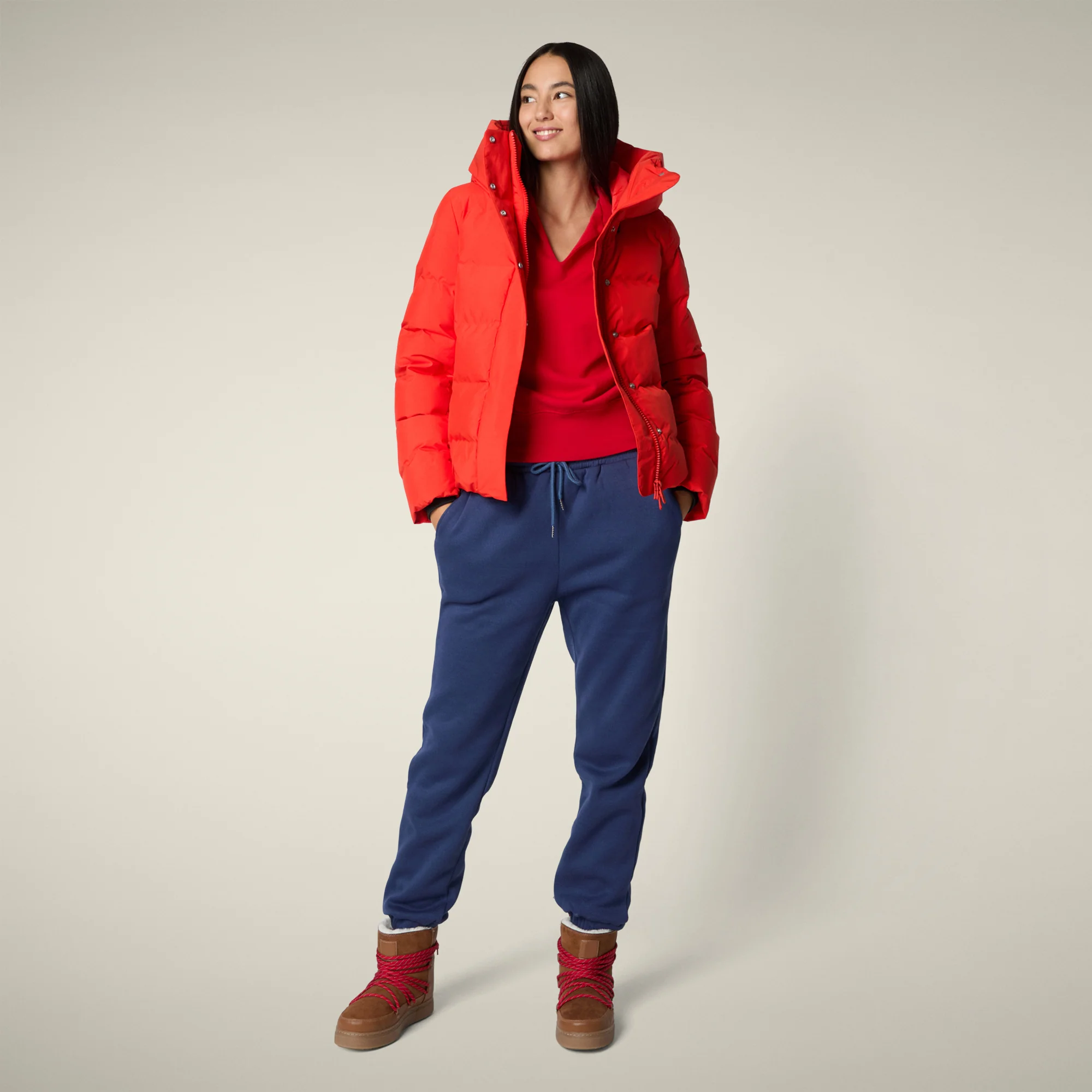 Women's  Parka Arena in Fiery Red