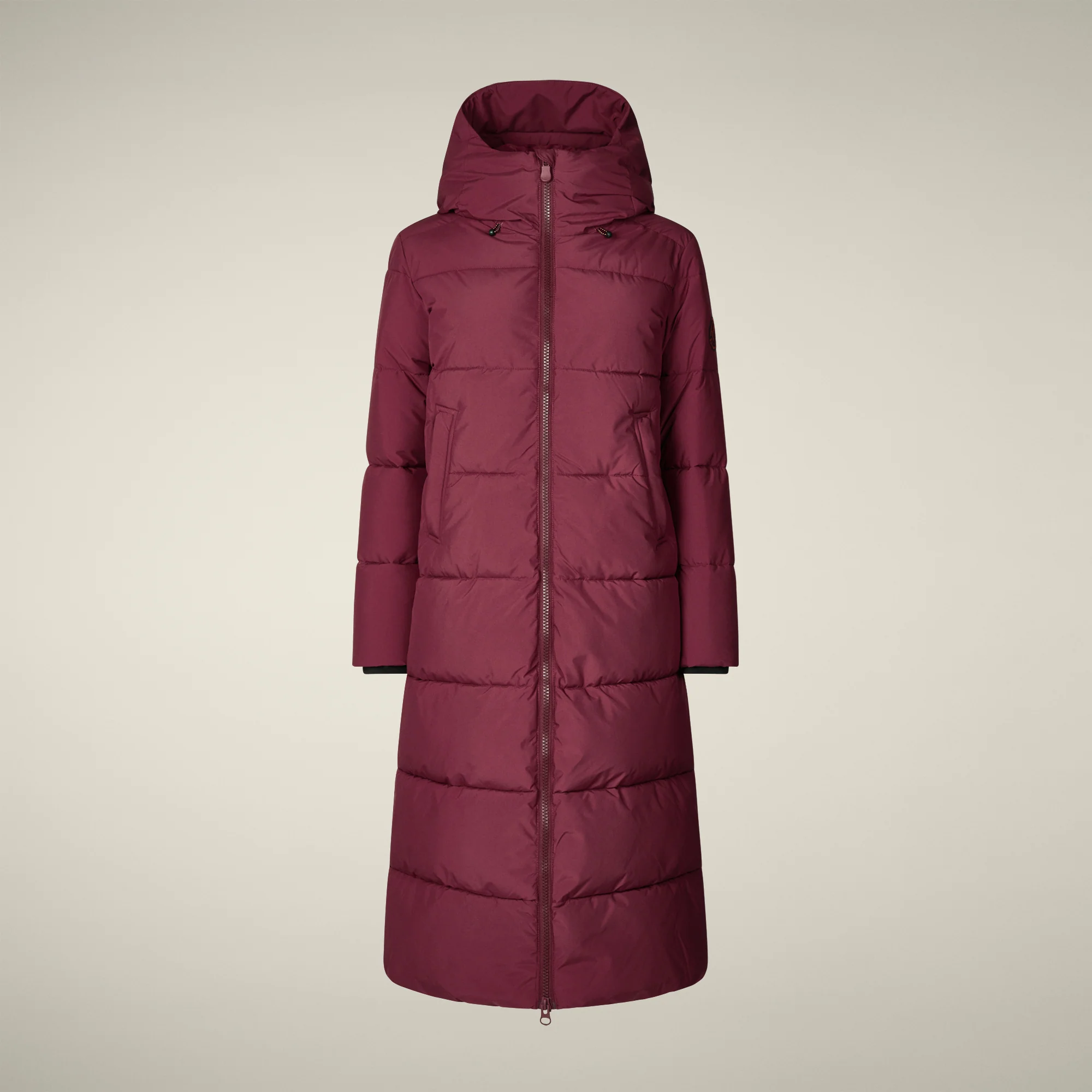 Women's parka missy  in wine red