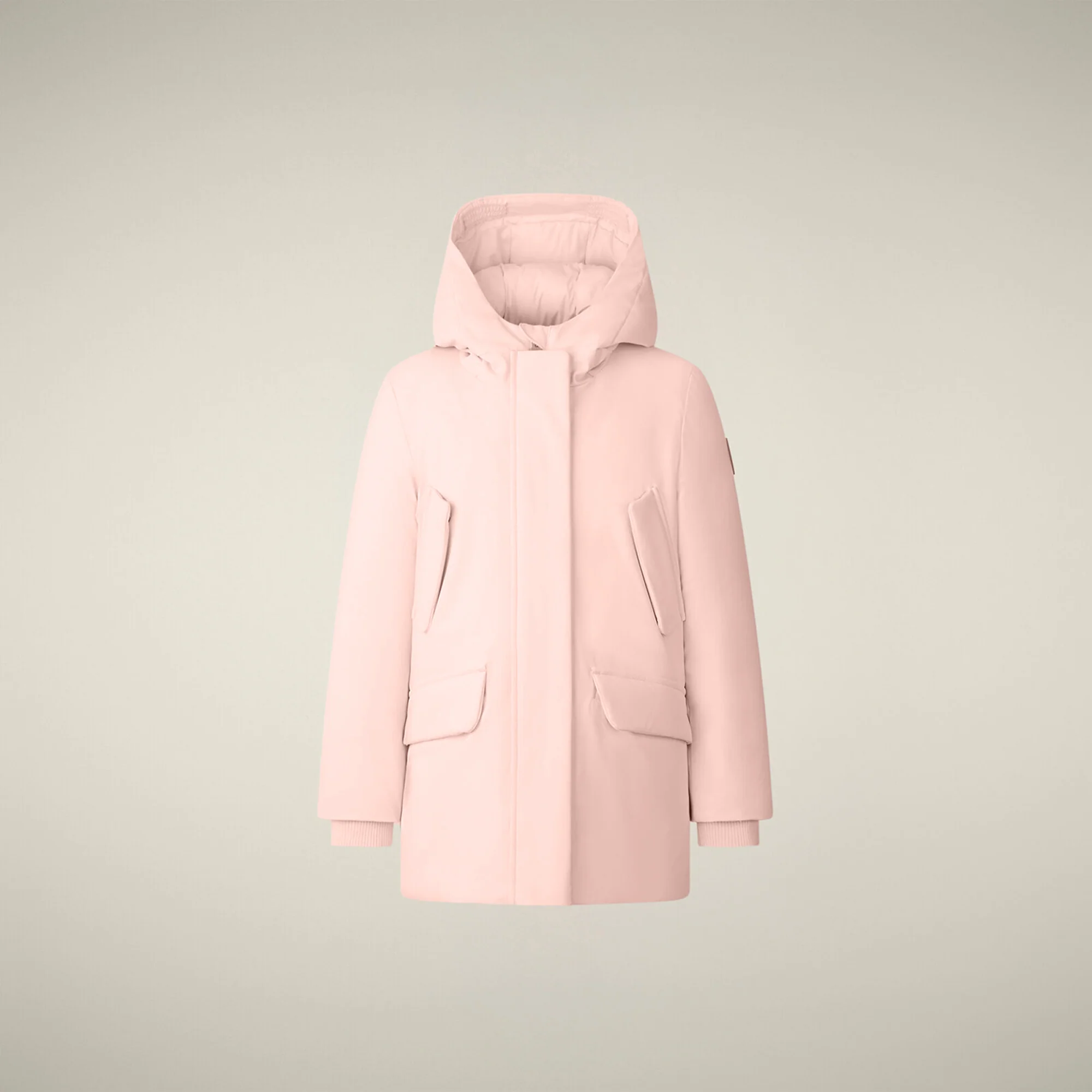 Girls' Parka Ally in Baby Pink