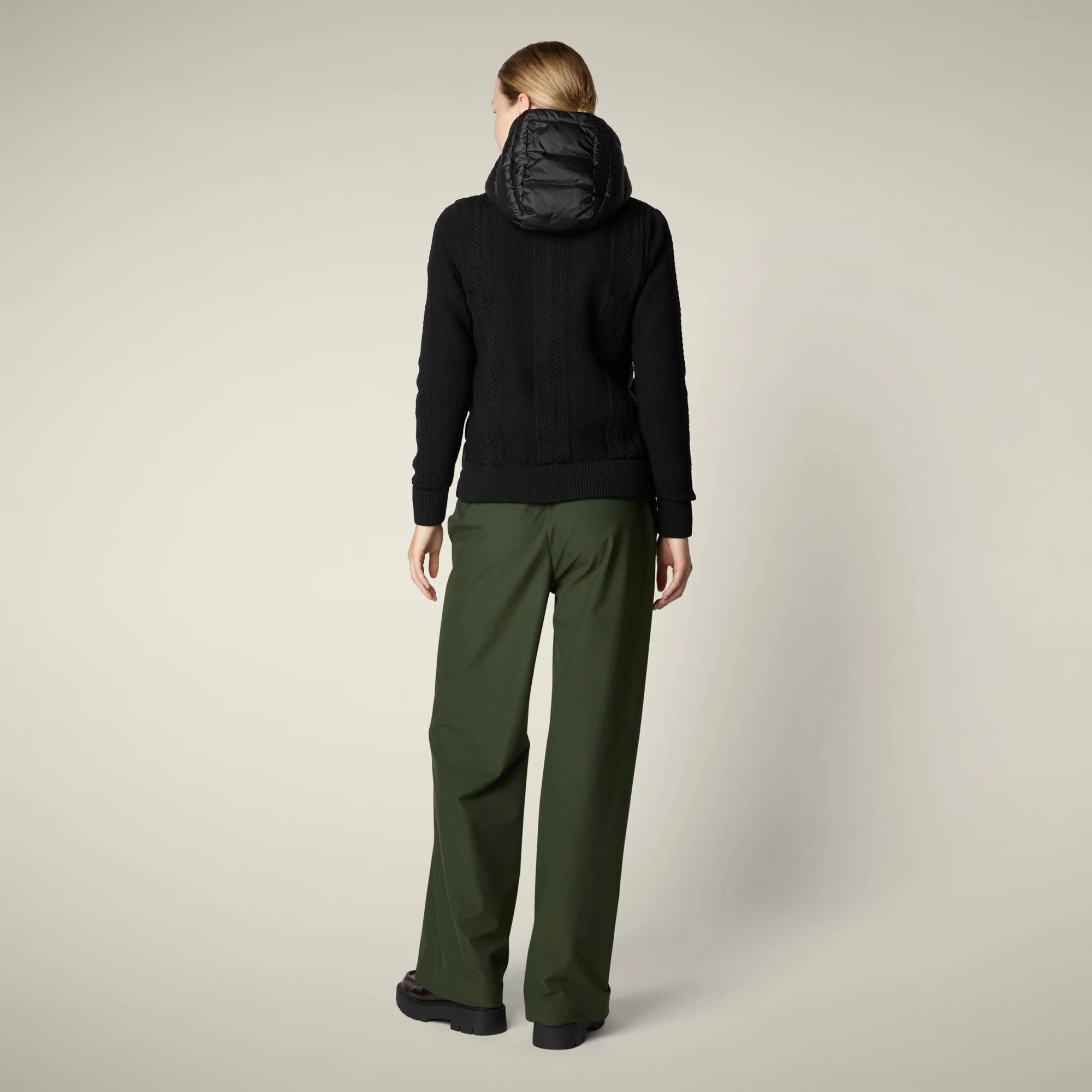 Women's Hooded Jacket Ozma in Black