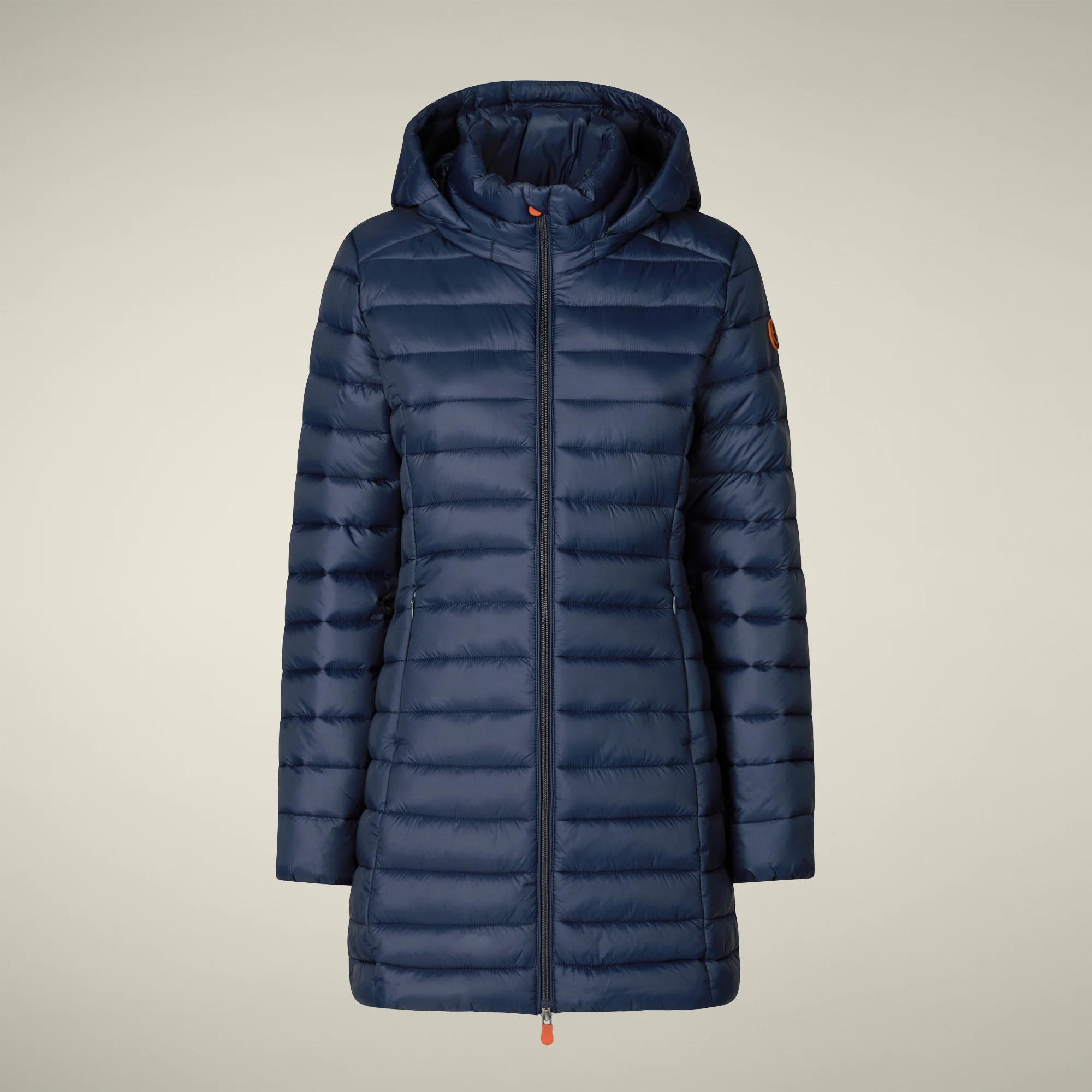 Women's Animal free puffer Jacket Carol in Navy Blue