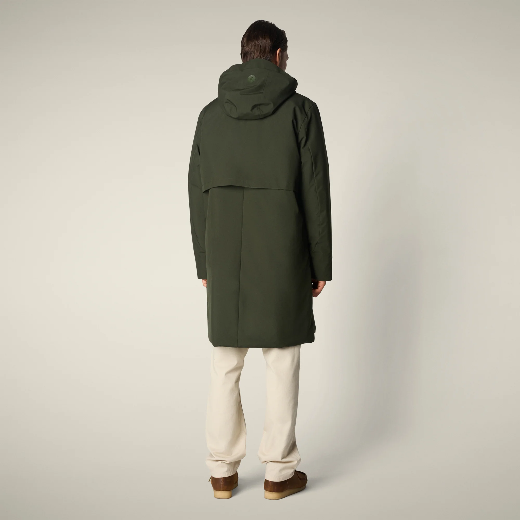 Men's parka barry  in land green