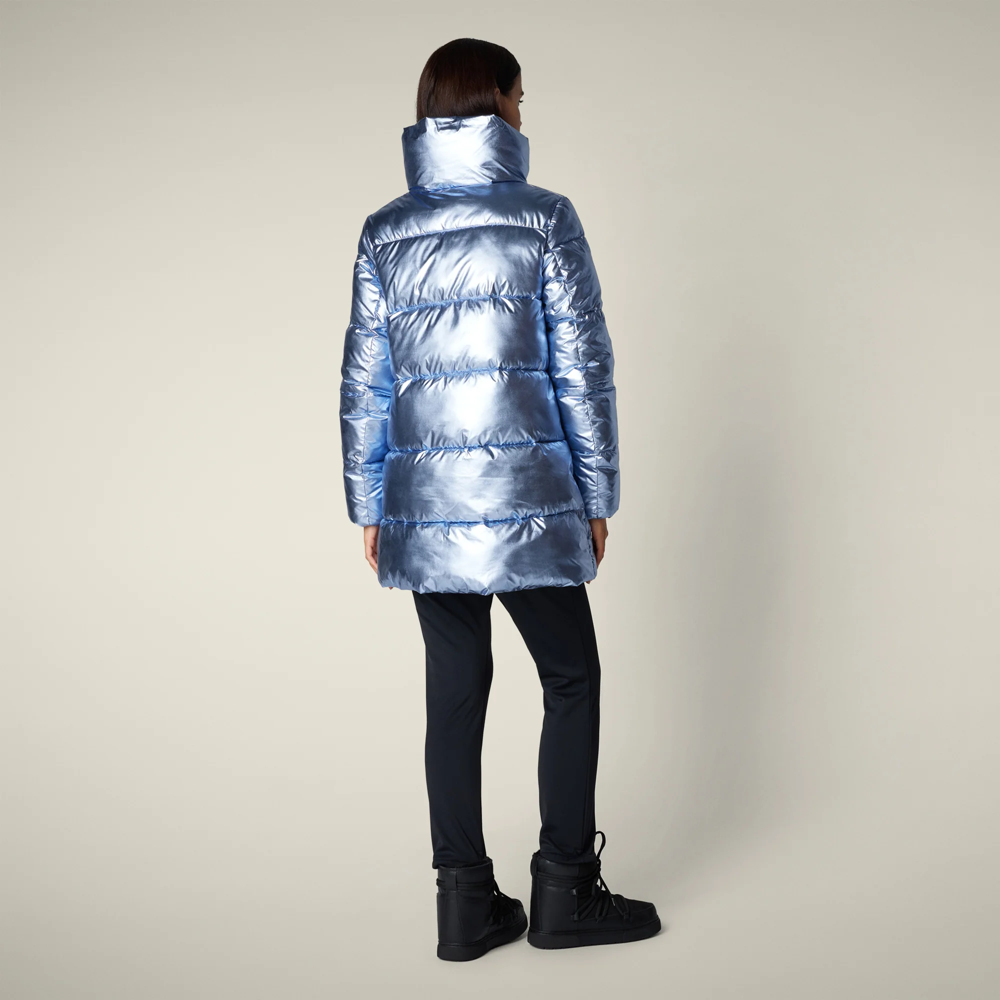 Women's animal free puffer jacket gerda  in ice blue