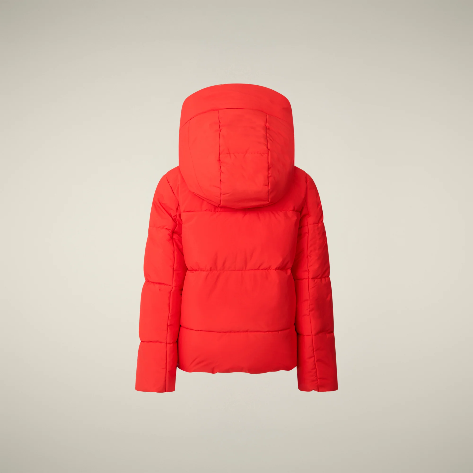 Girls' Parka Aimi in Fiery Red