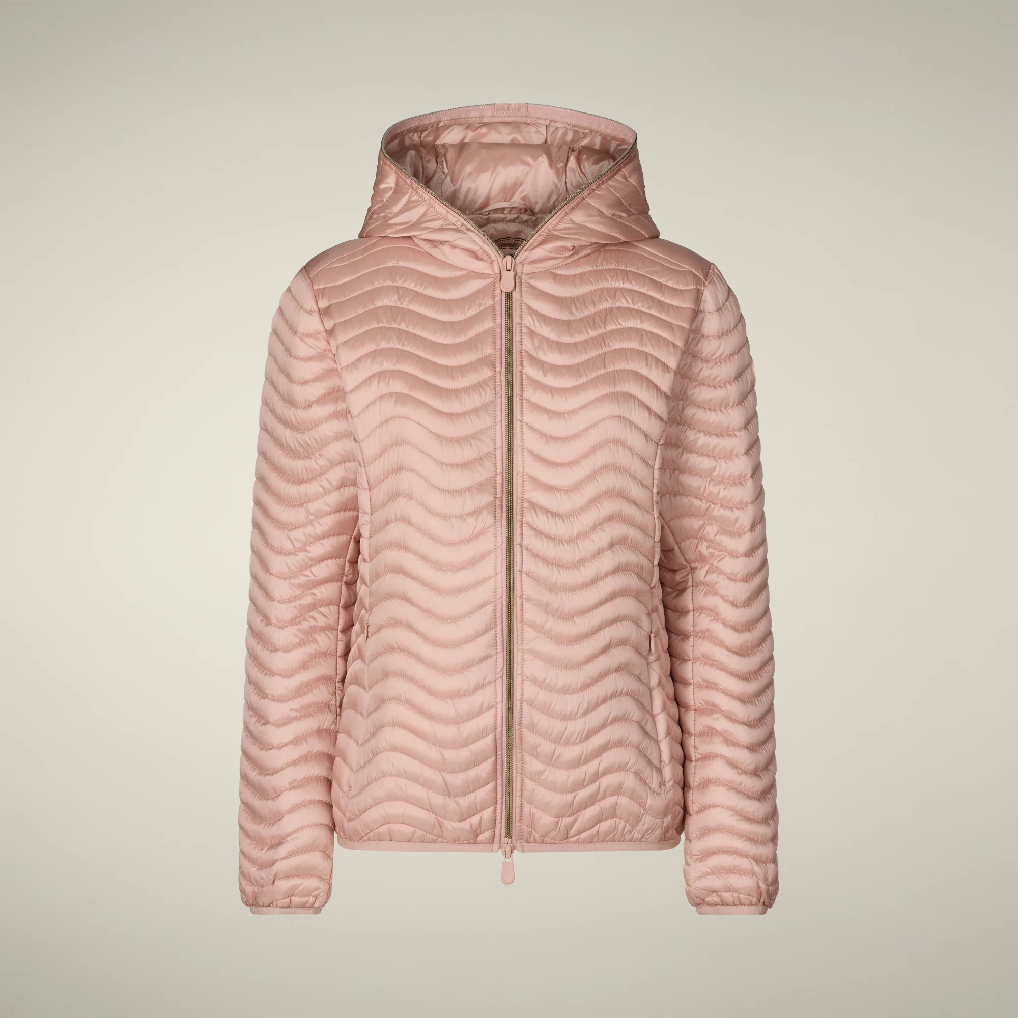 Women's Animal free puffer Jacket Melody in Baby Pink