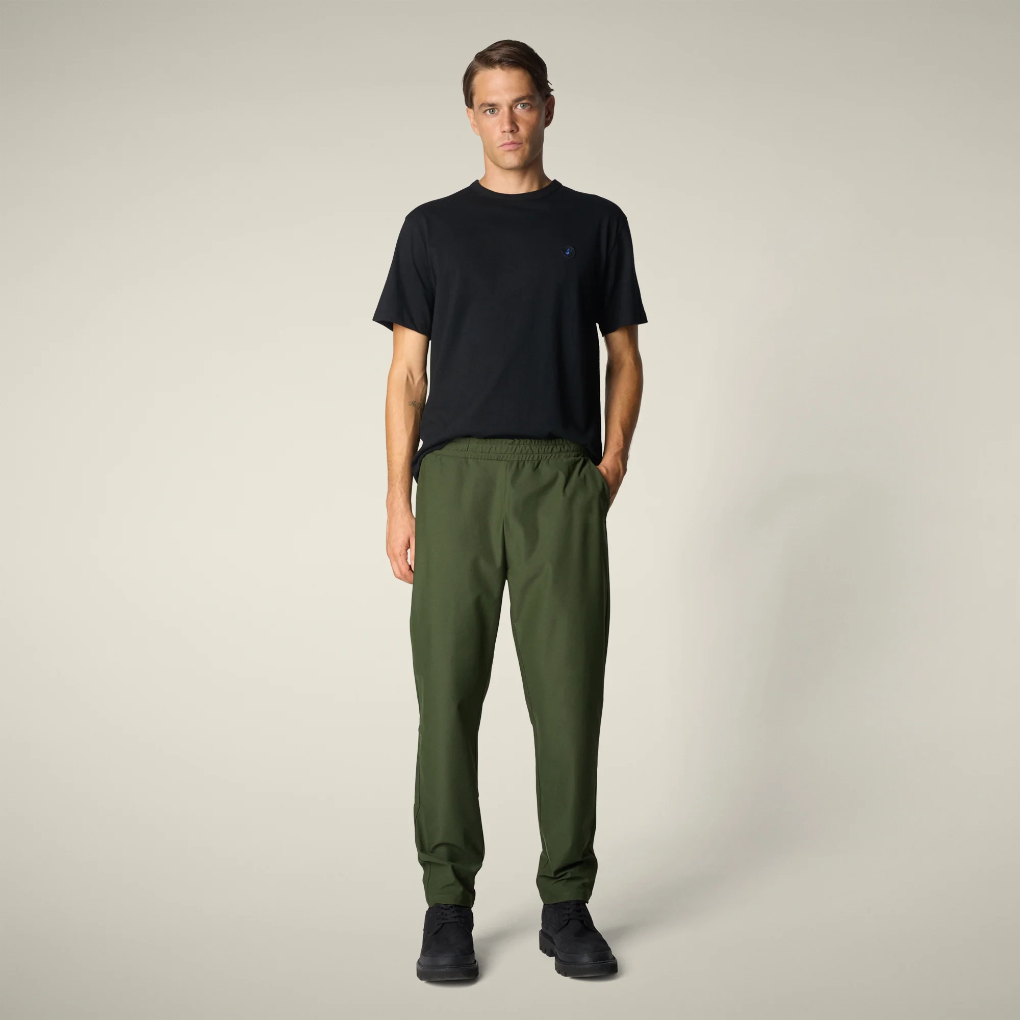 Men's Trousers Michael in Pine Green
