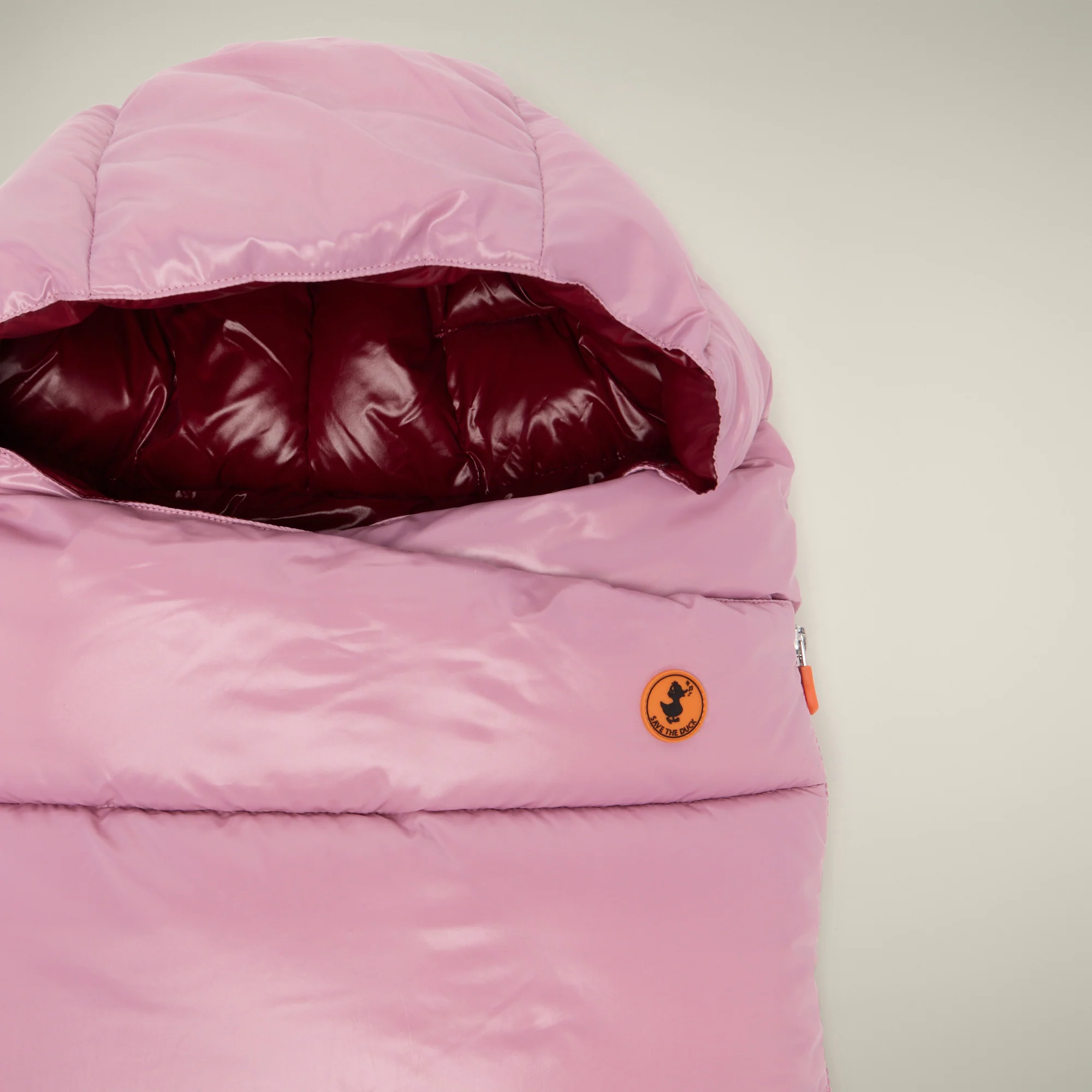 Unisex baby sleeping bag Kay in wild orchid