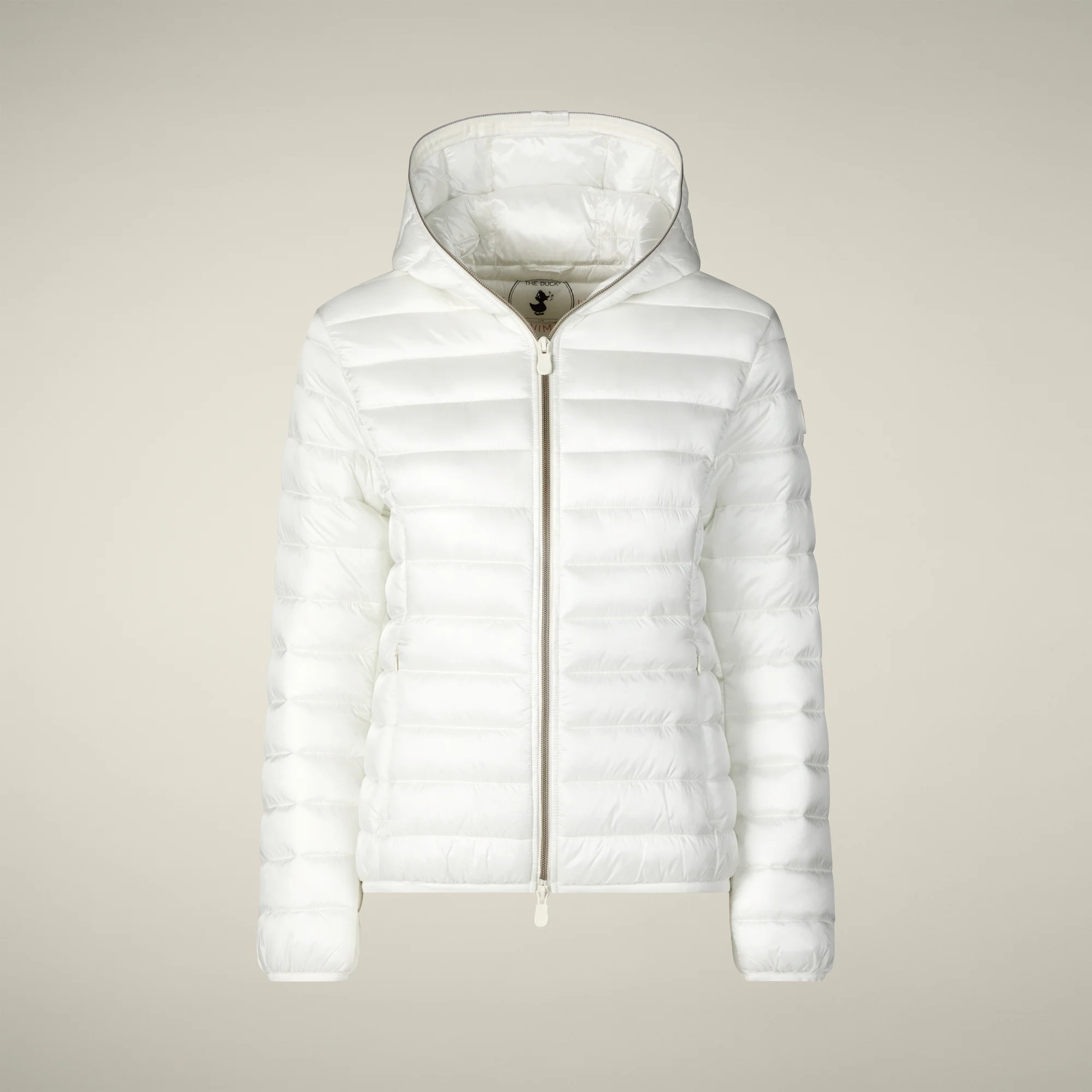 Women's Animal free puffer Jacket Alexis in Off White