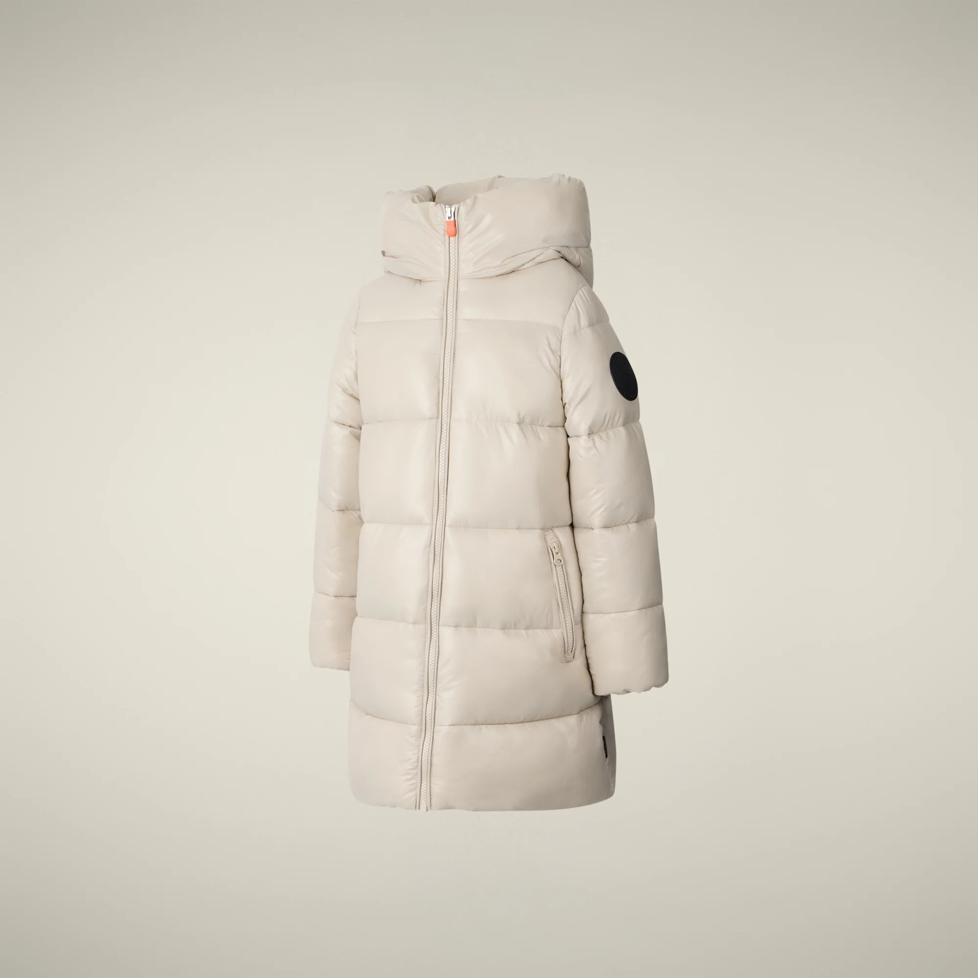 Girls' Puffer Jacket Millie in Rainy Beige