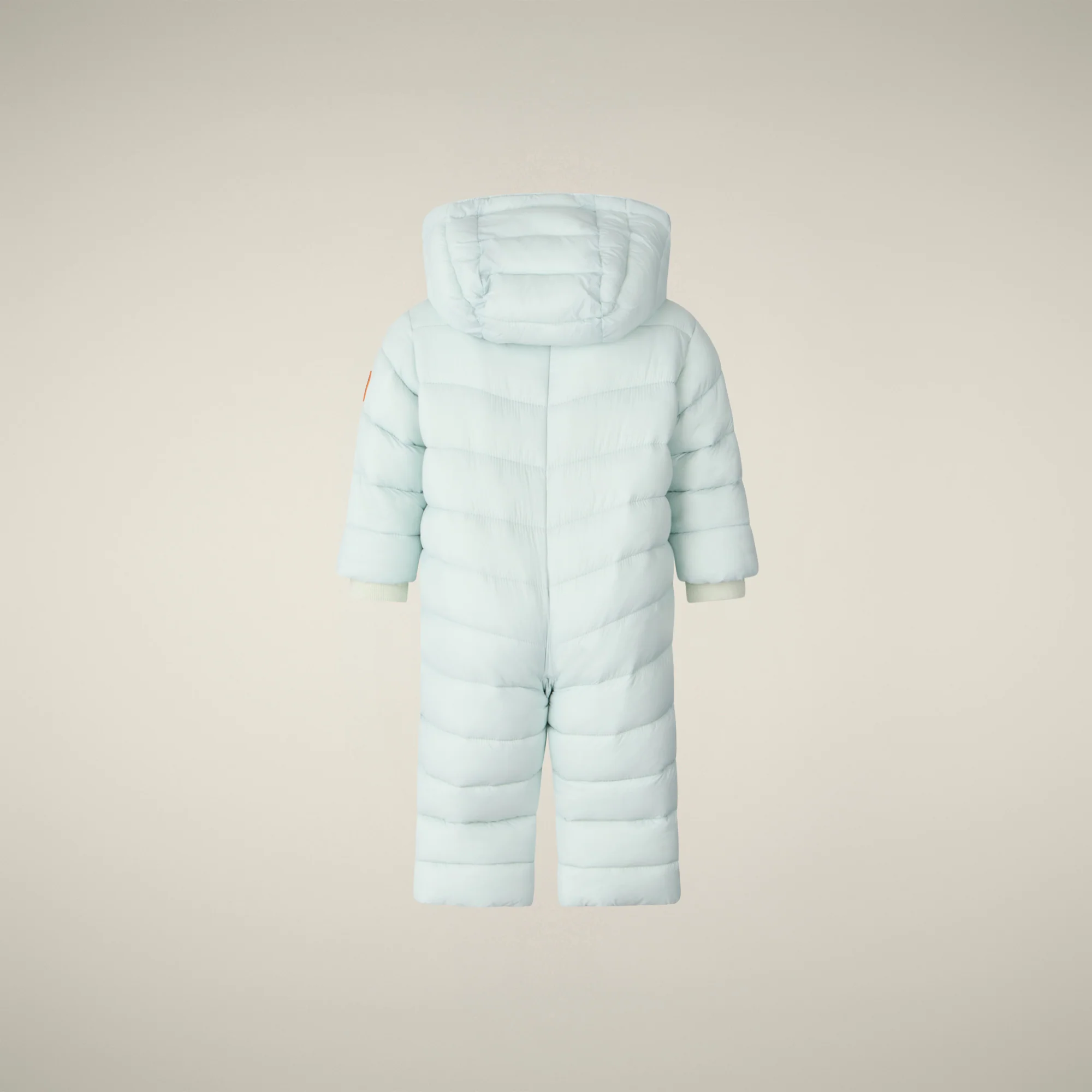 Unisex Baby Quilted overall Storm in glacier blue