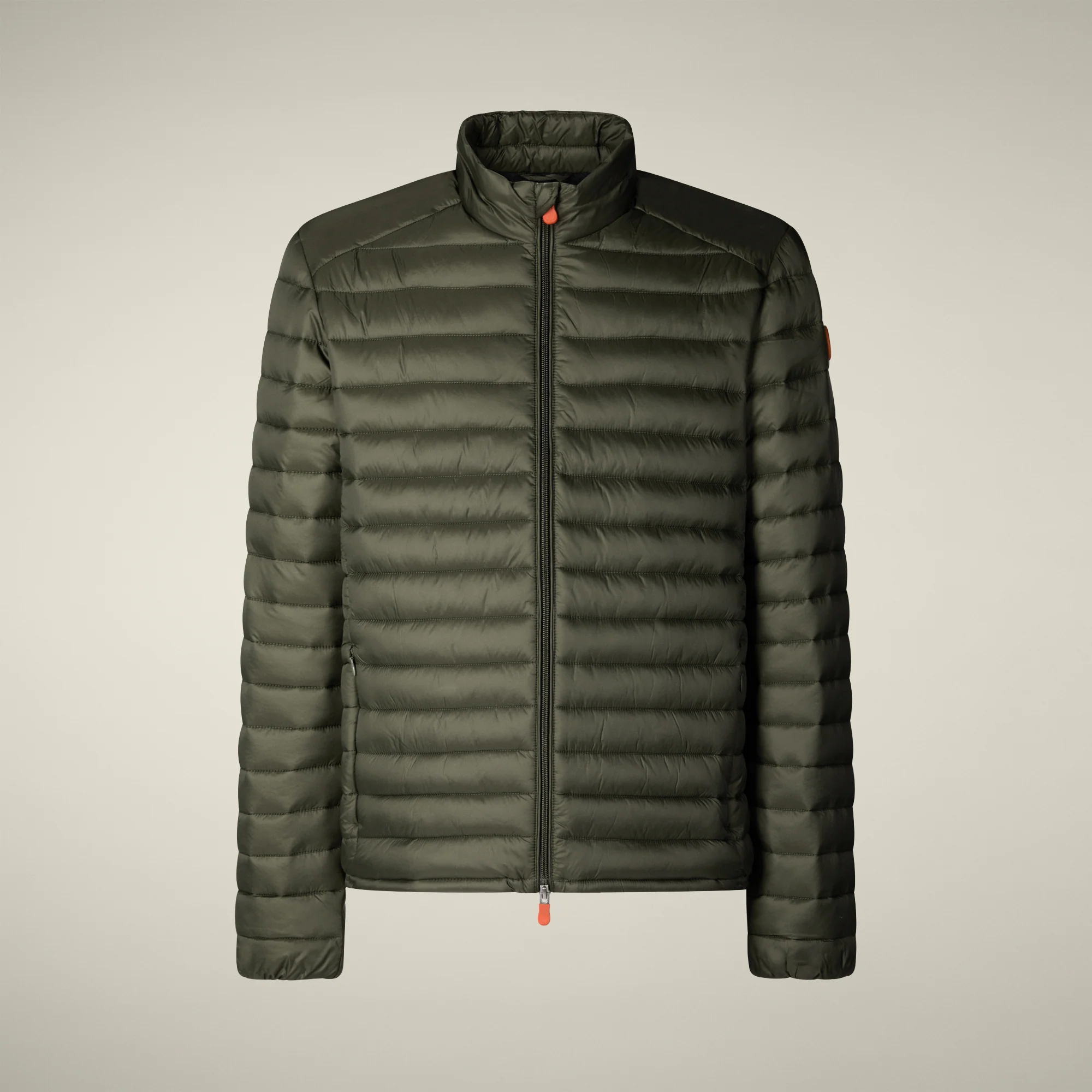 Men's Animal free puffer Jacket Alexander in Land Green