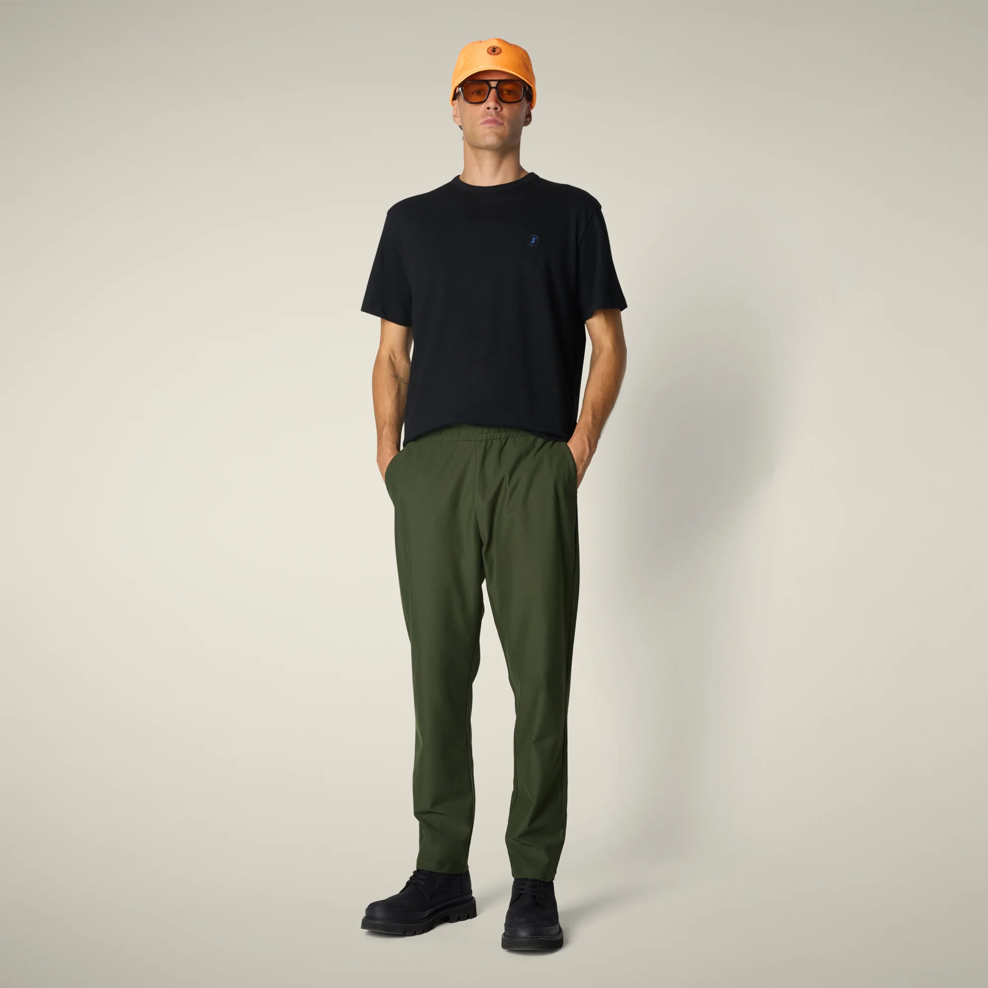 Men's Trousers Michael in Pine Green