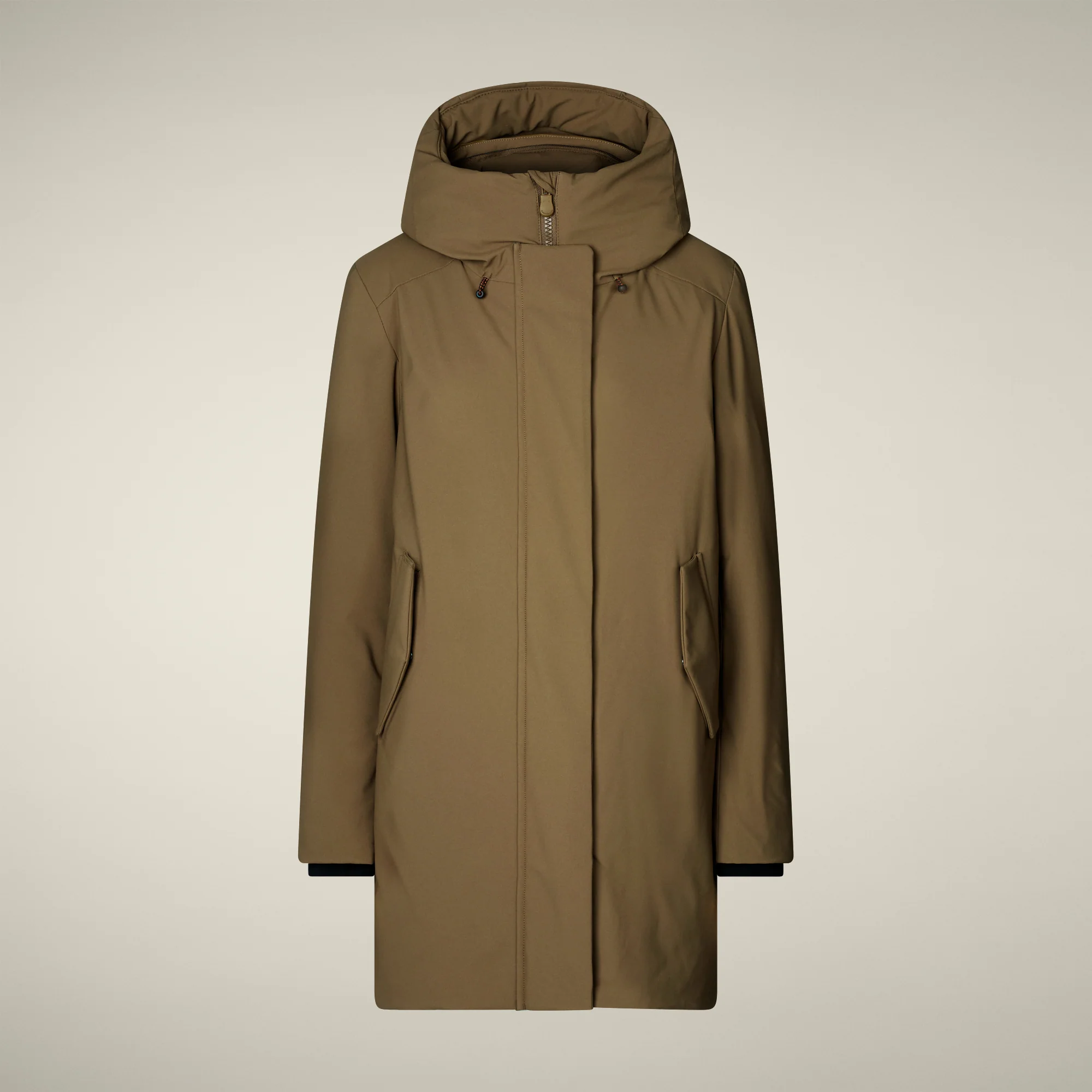 Women's parka nellie  in bark green