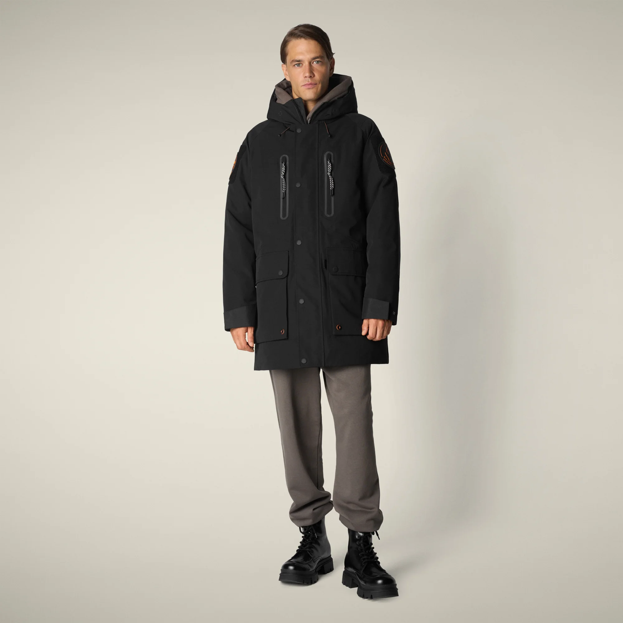 Men's Winter Parka Kailash in Black