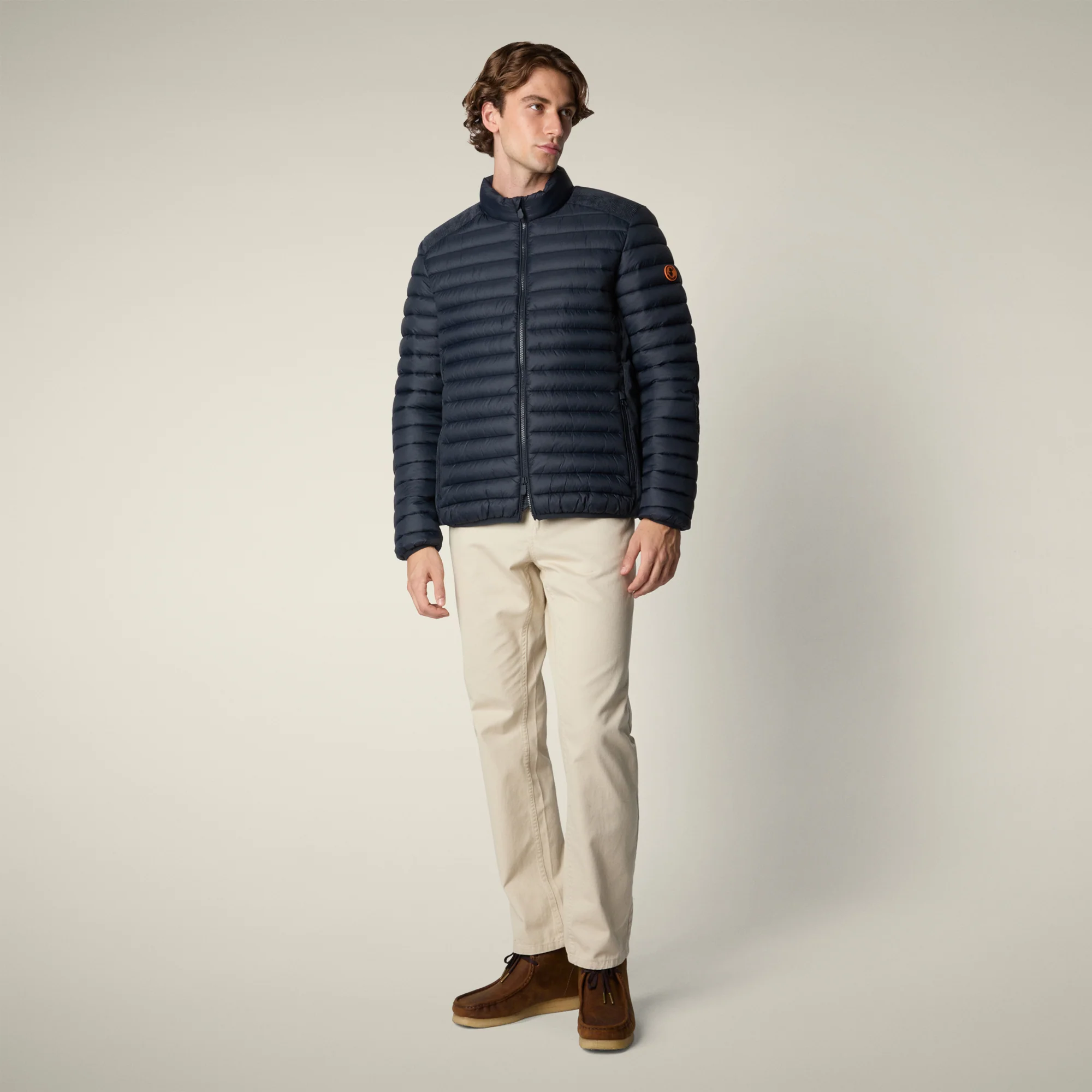 Men's Animal free puffer Jacket Donovan in Blue Black