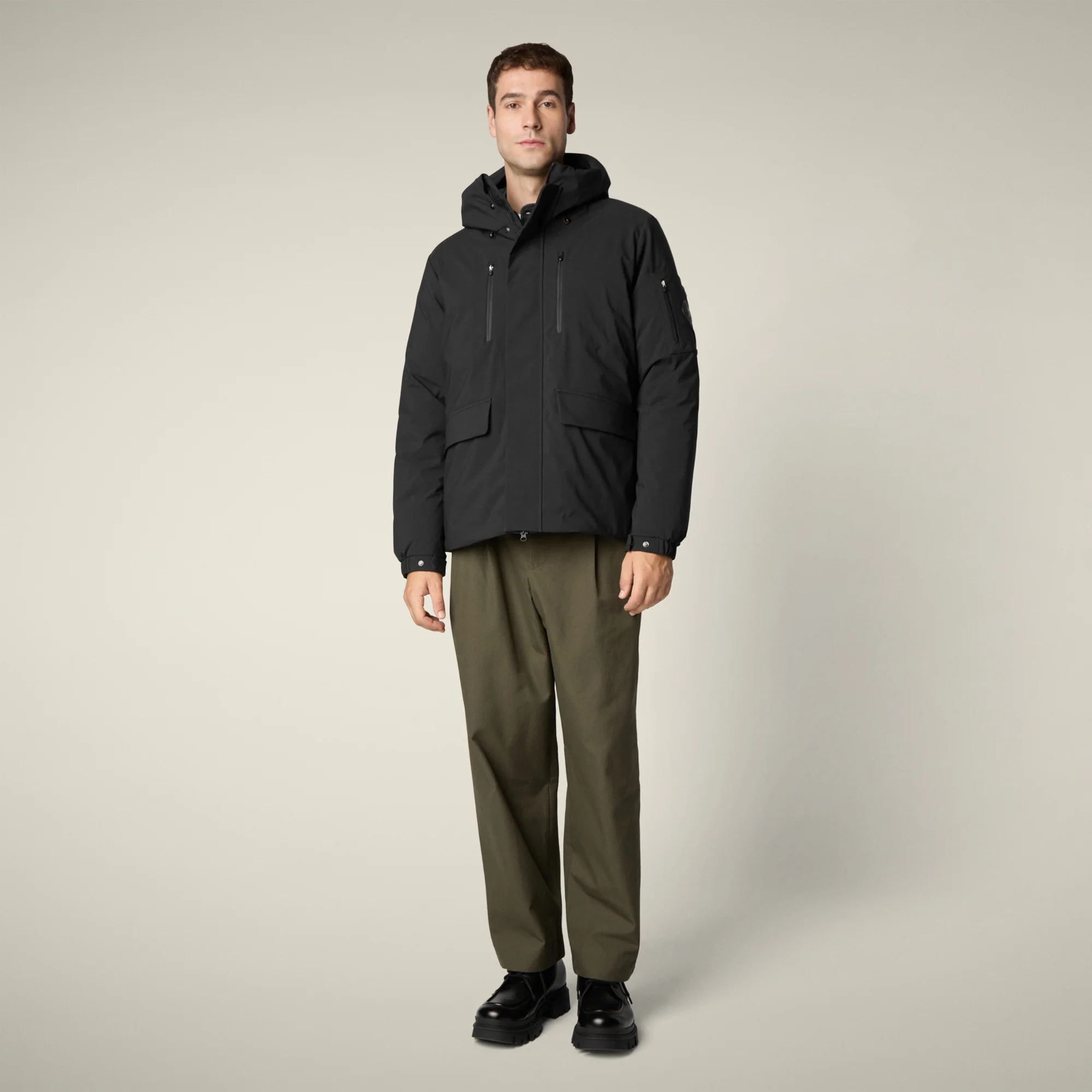 Men's Parka Hiram in Black