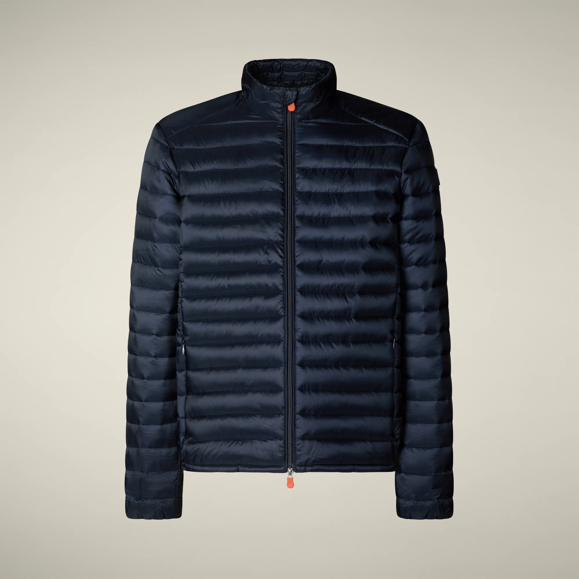 Men's animal free puffer jacket Cyrion in navy blue