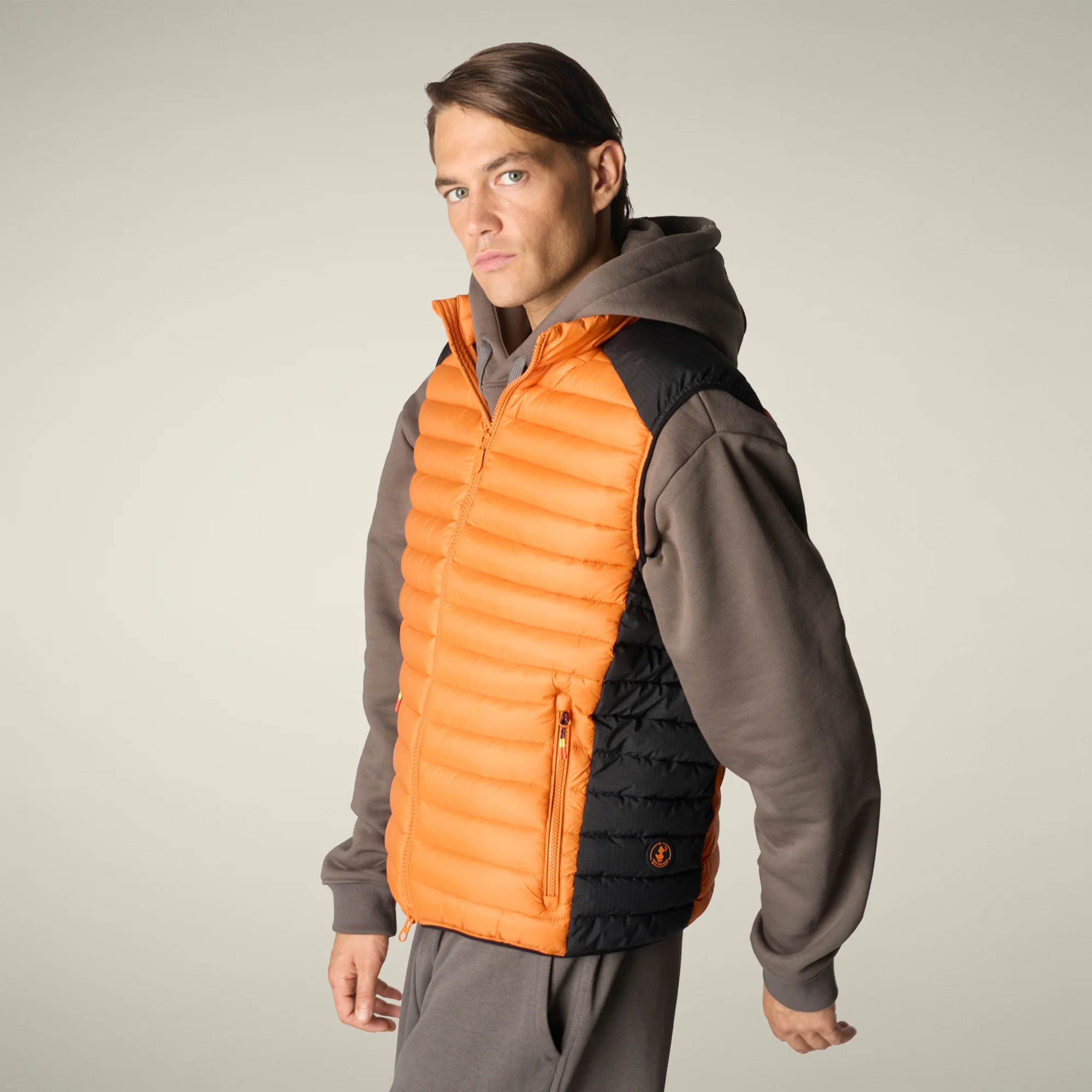 Men's Puffer Vest Mohan in Dusty Olive