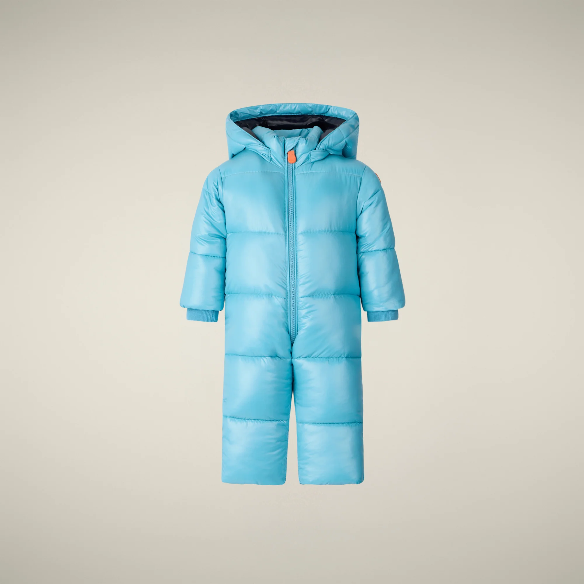 Unisex Baby Quilted overall Shell in Bay Blue