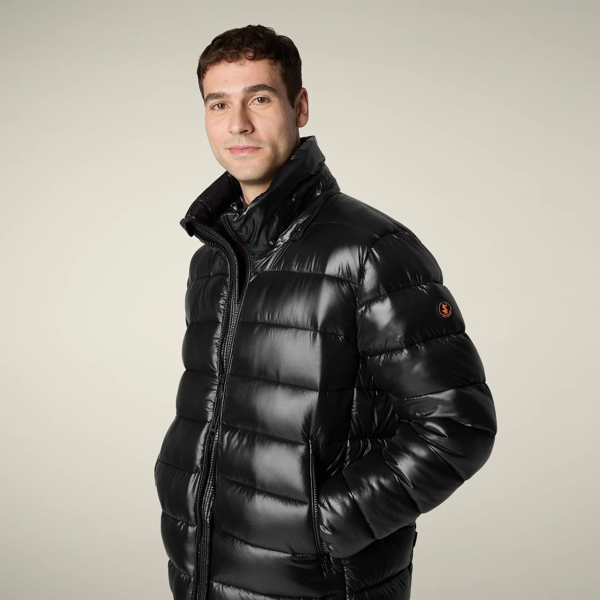 Men's Puffer Jacket Florian in Black