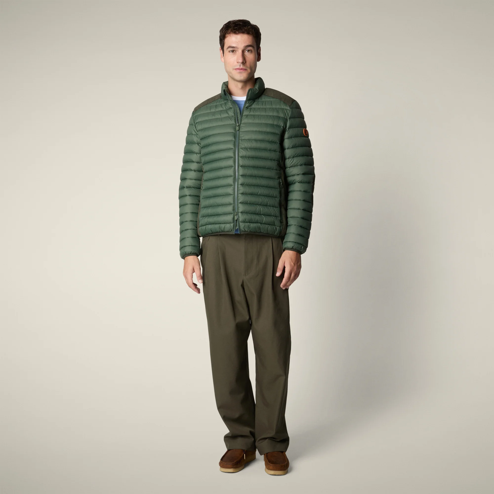 Men's Animal free puffer Jacket Donovan in Thyme Green