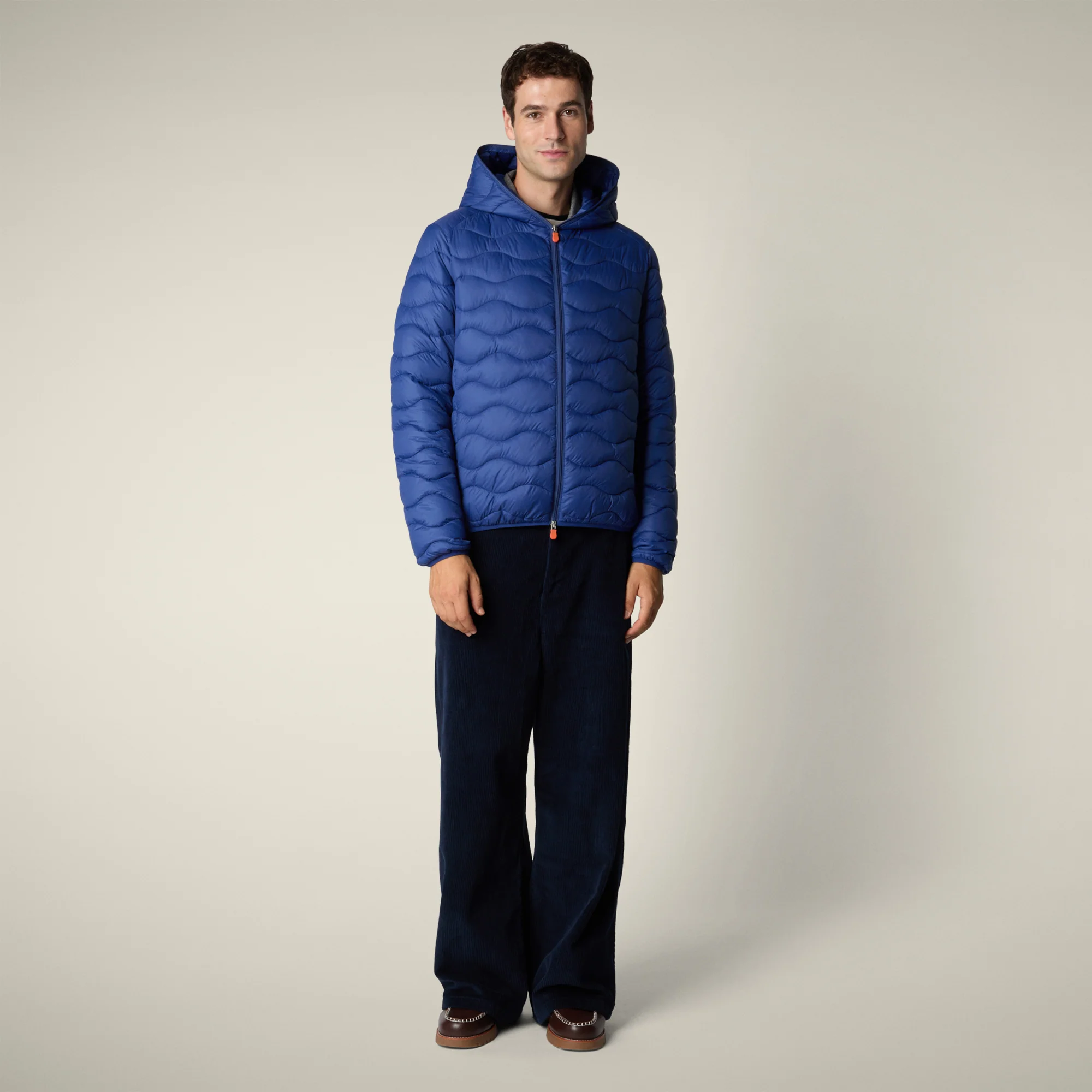 Men's Animal free puffer Jacket Reef in Eclipse Blue