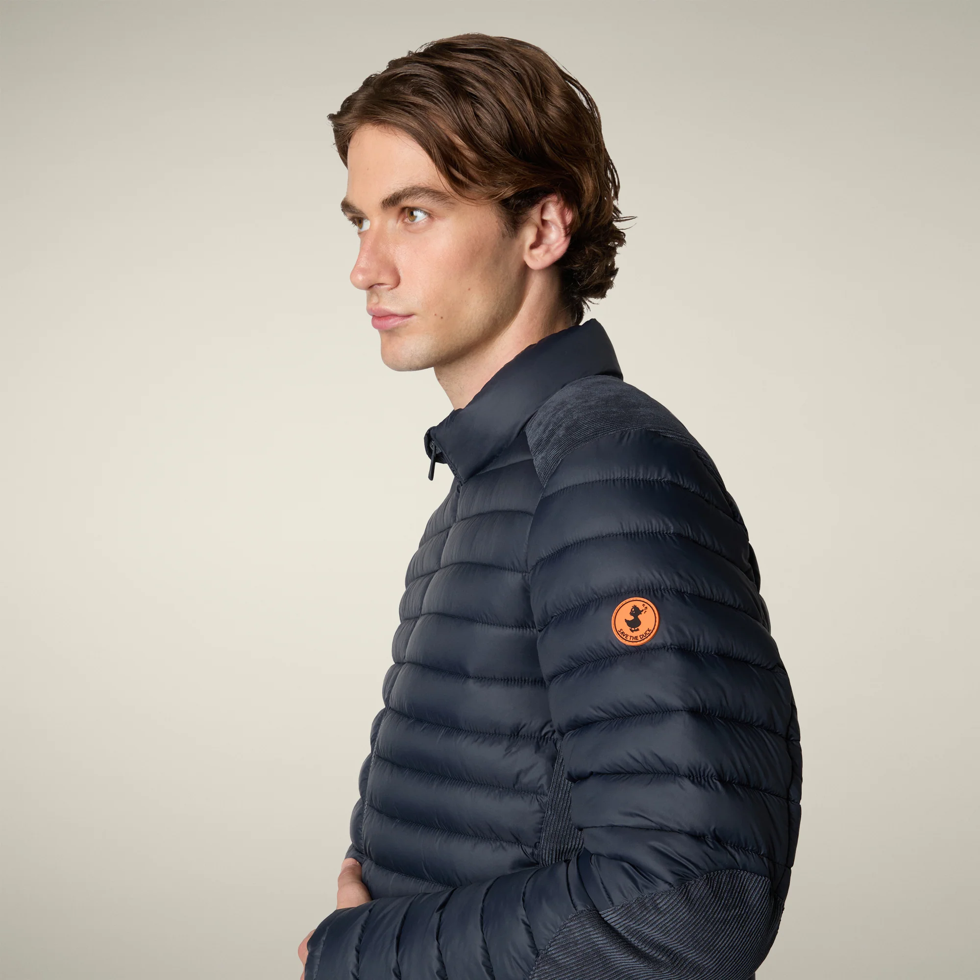 Men's Animal free puffer Jacket Donovan in Blue Black