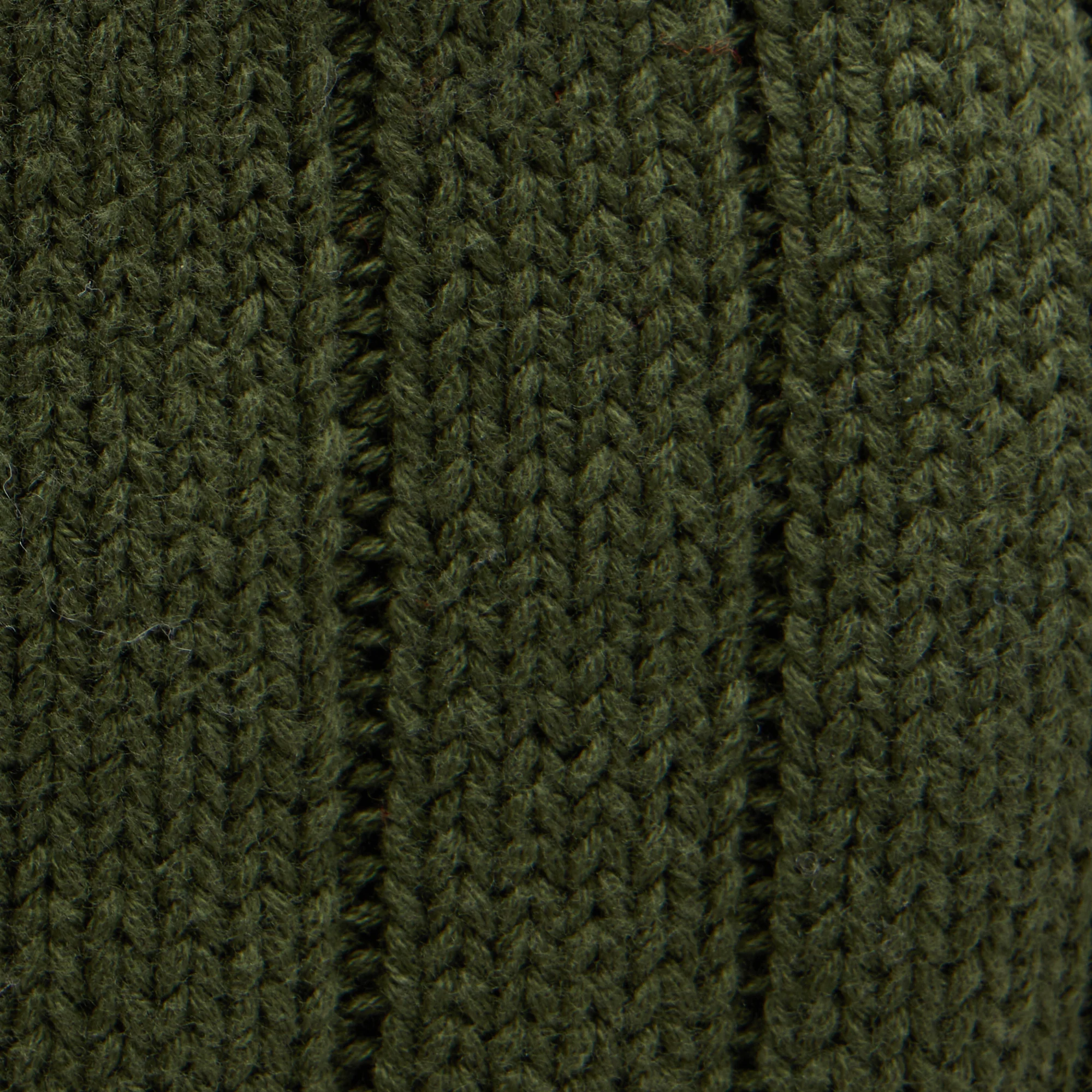 Unisex ribbed beanie Doyle in Pine Green