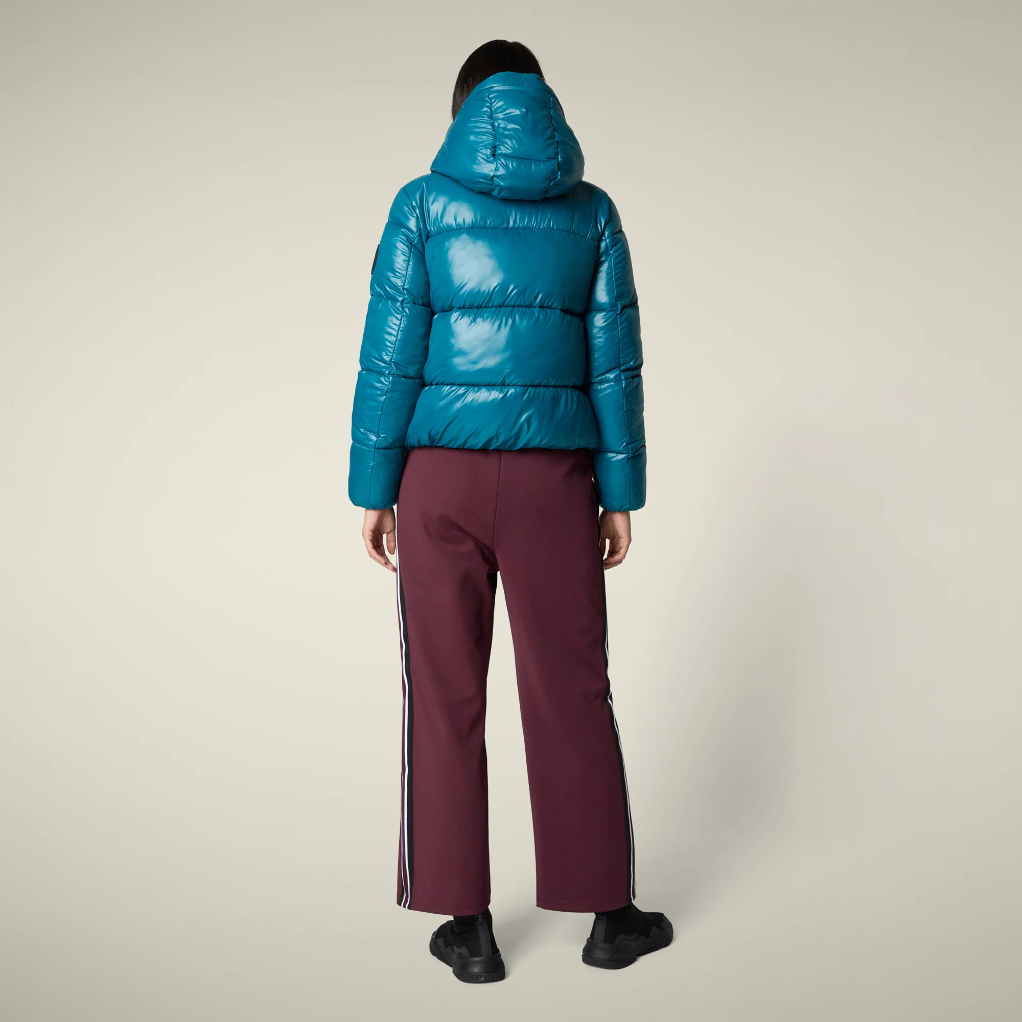 Women's Animal free puffer Jacket Biddy in Horizon Blue