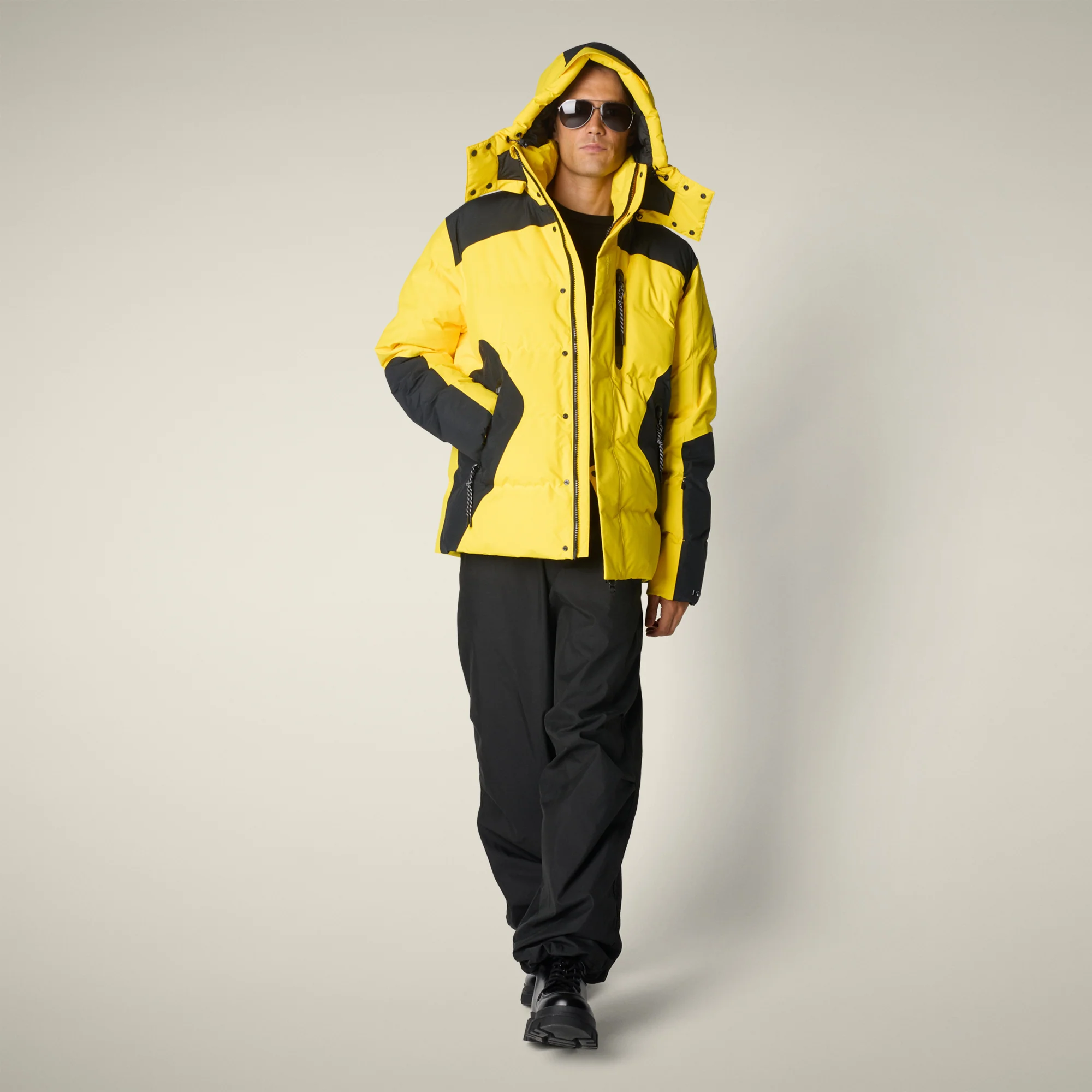 Men's parka Makalu in Real Yellow