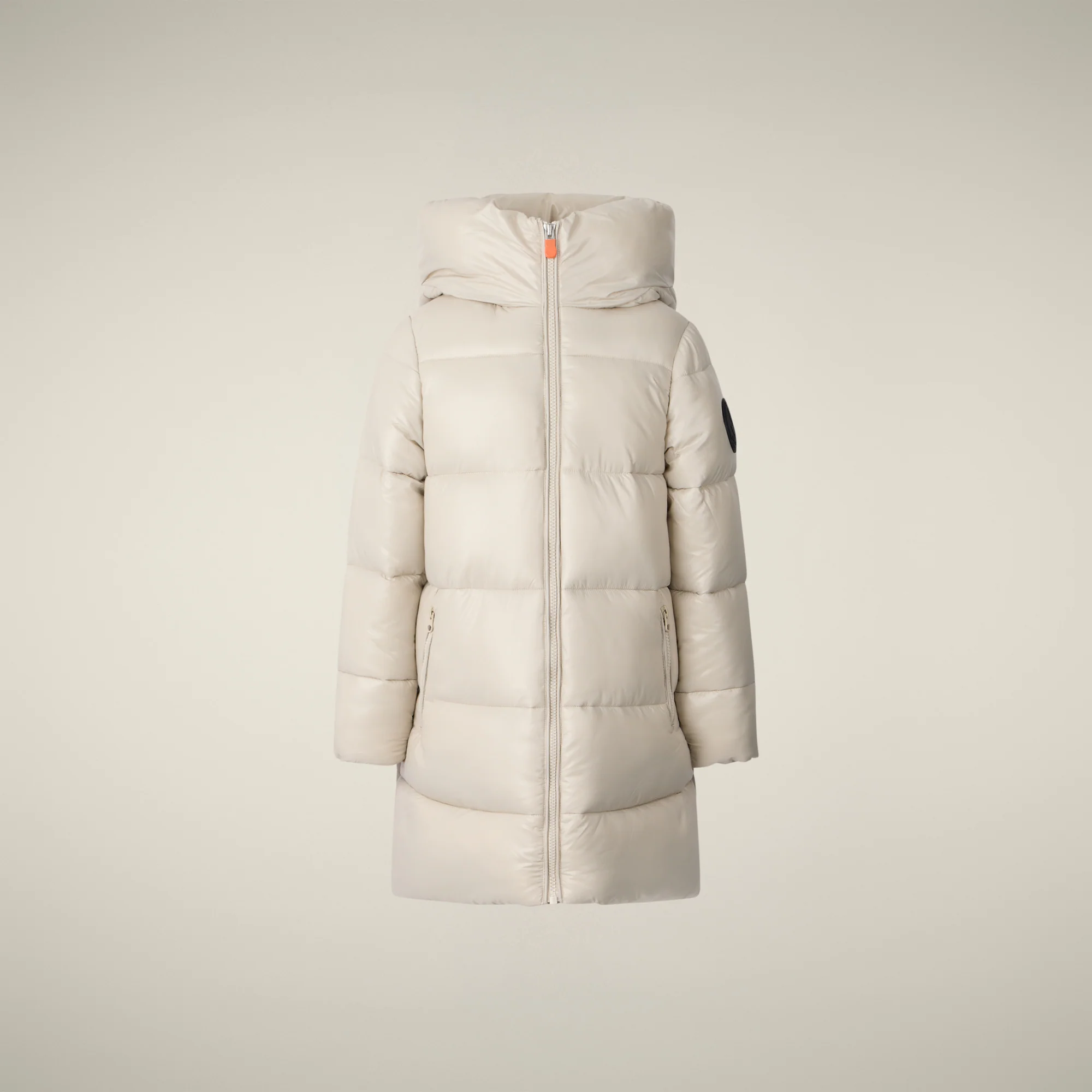 Girls' Puffer Jacket Millie in Rainy Beige