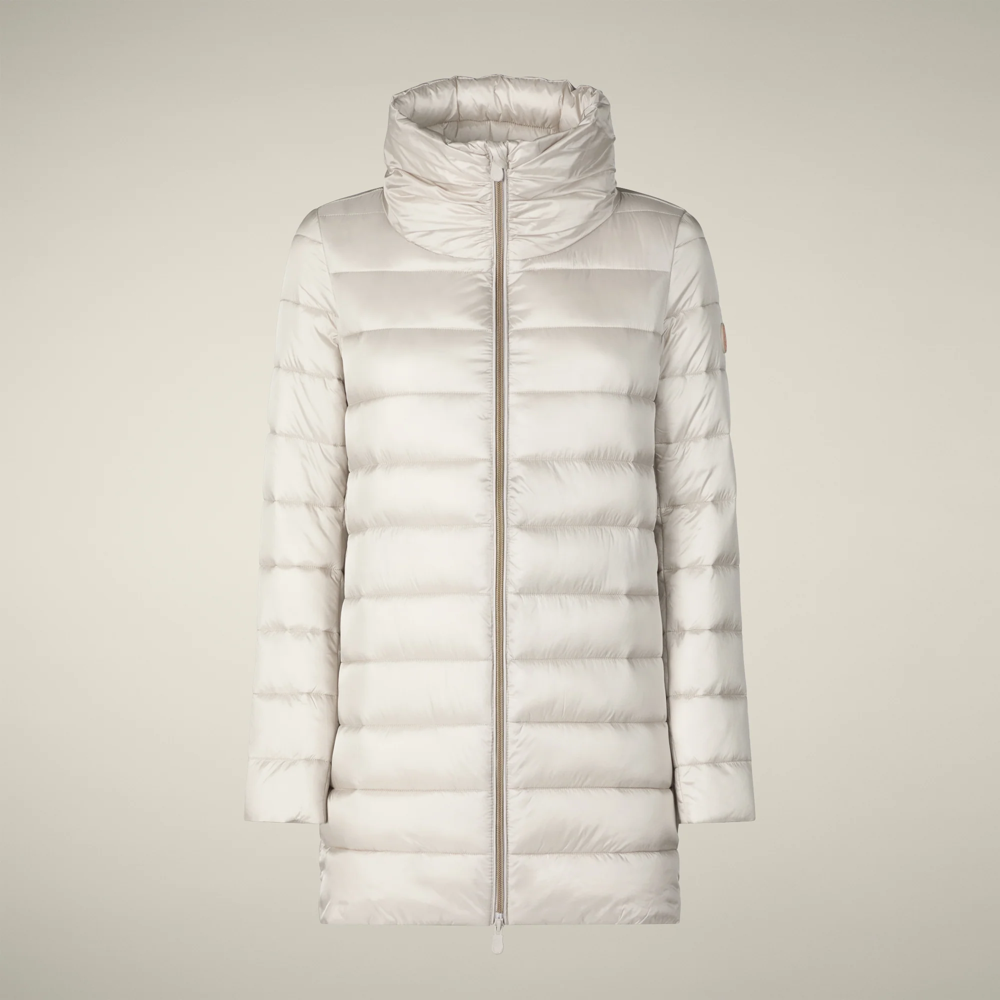 Women's Animal free puffer Jacket Lydia in Rainy Beige