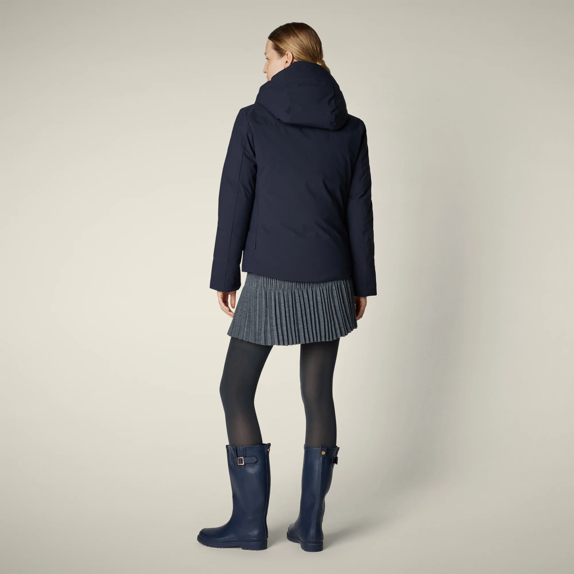 Women's Parka Esme in Blue Black