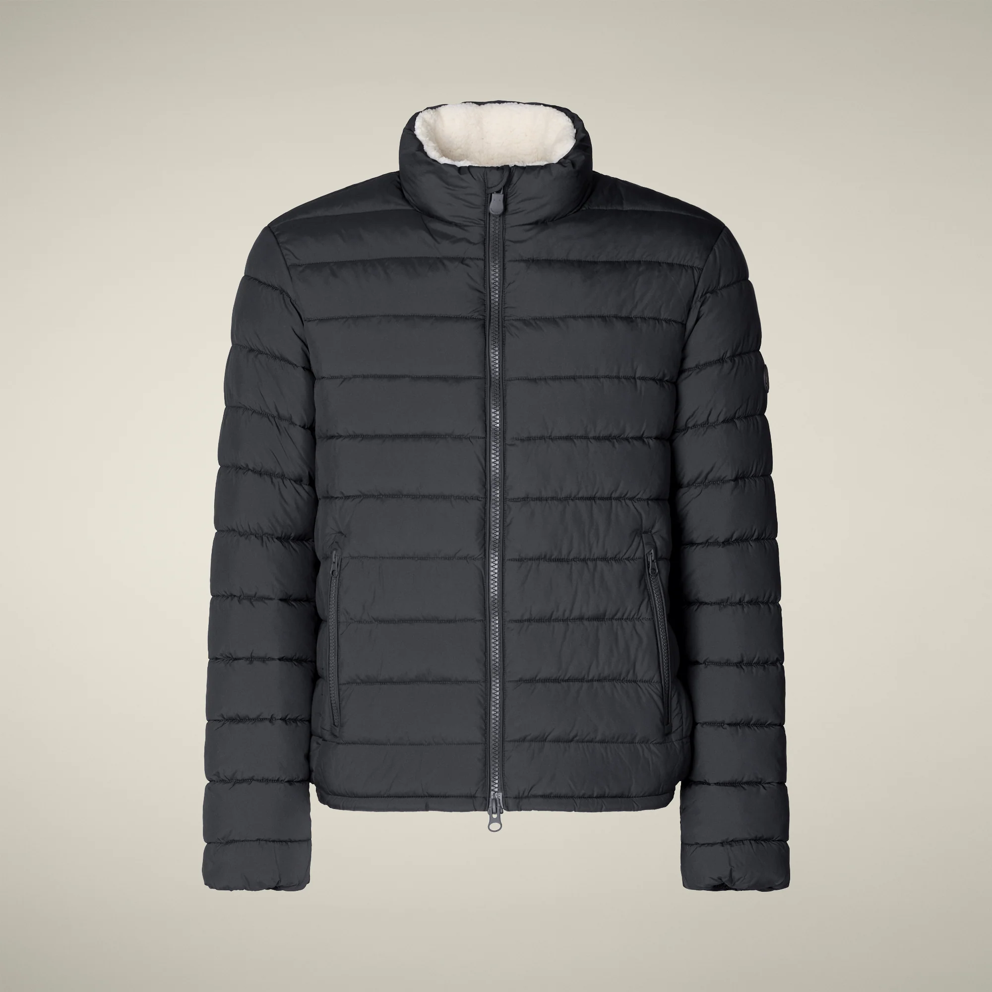 Men's Animal free puffer Jacket conan in grey black