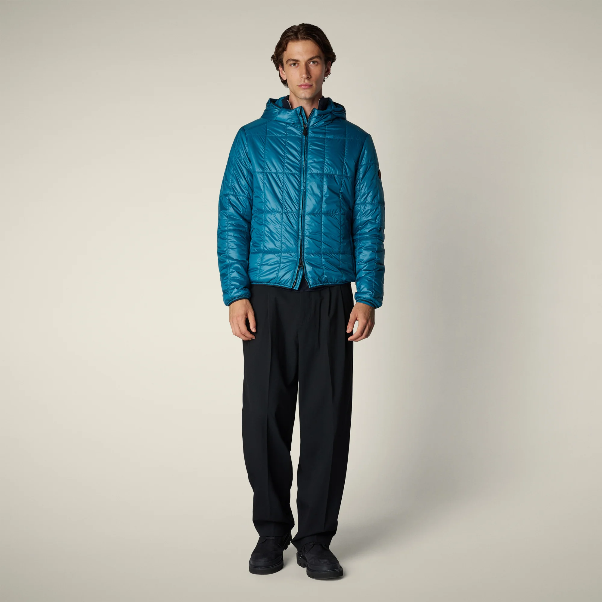 Men's Animal free puffer Jacket floyd in horizon blue