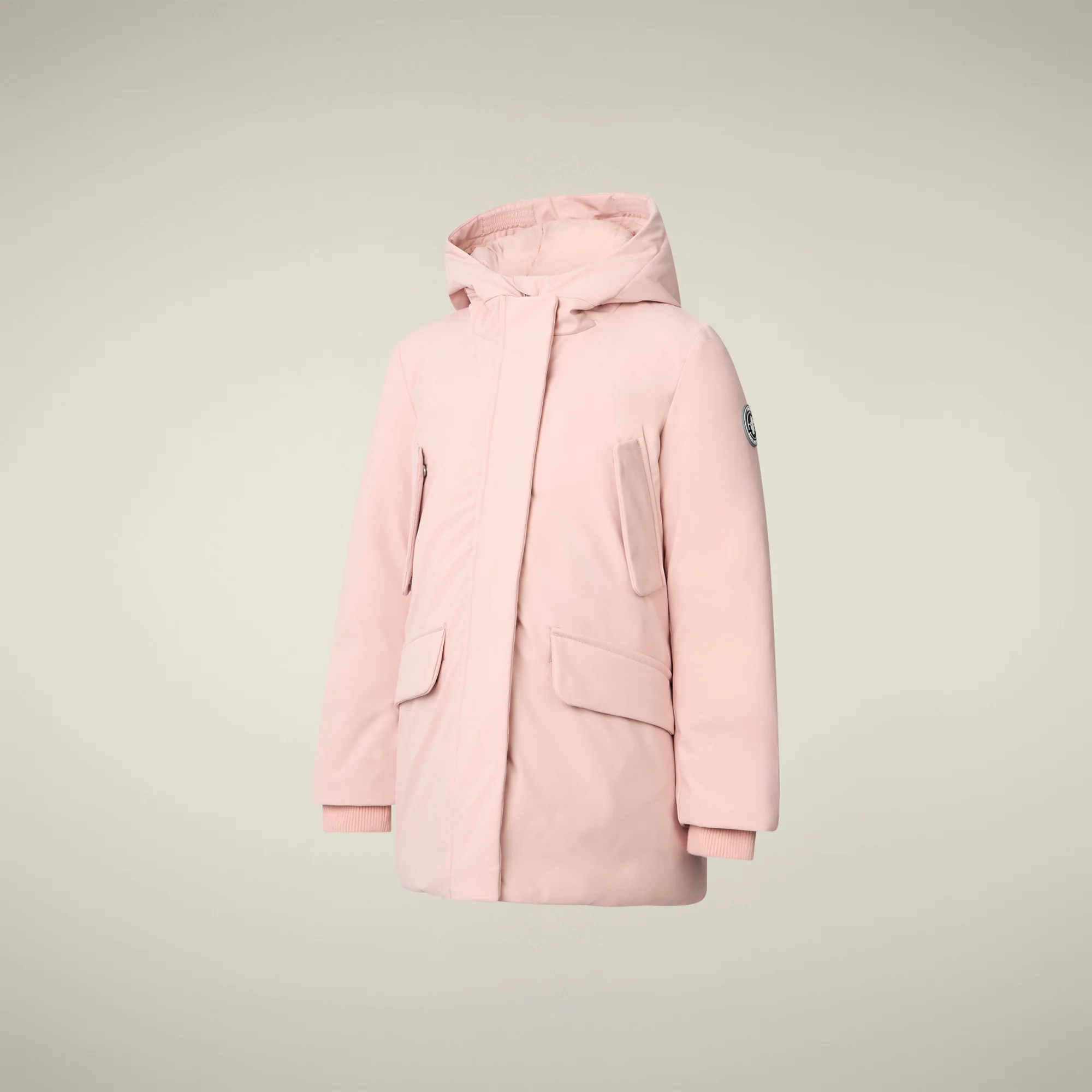 Girls' Parka Ally in Baby Pink