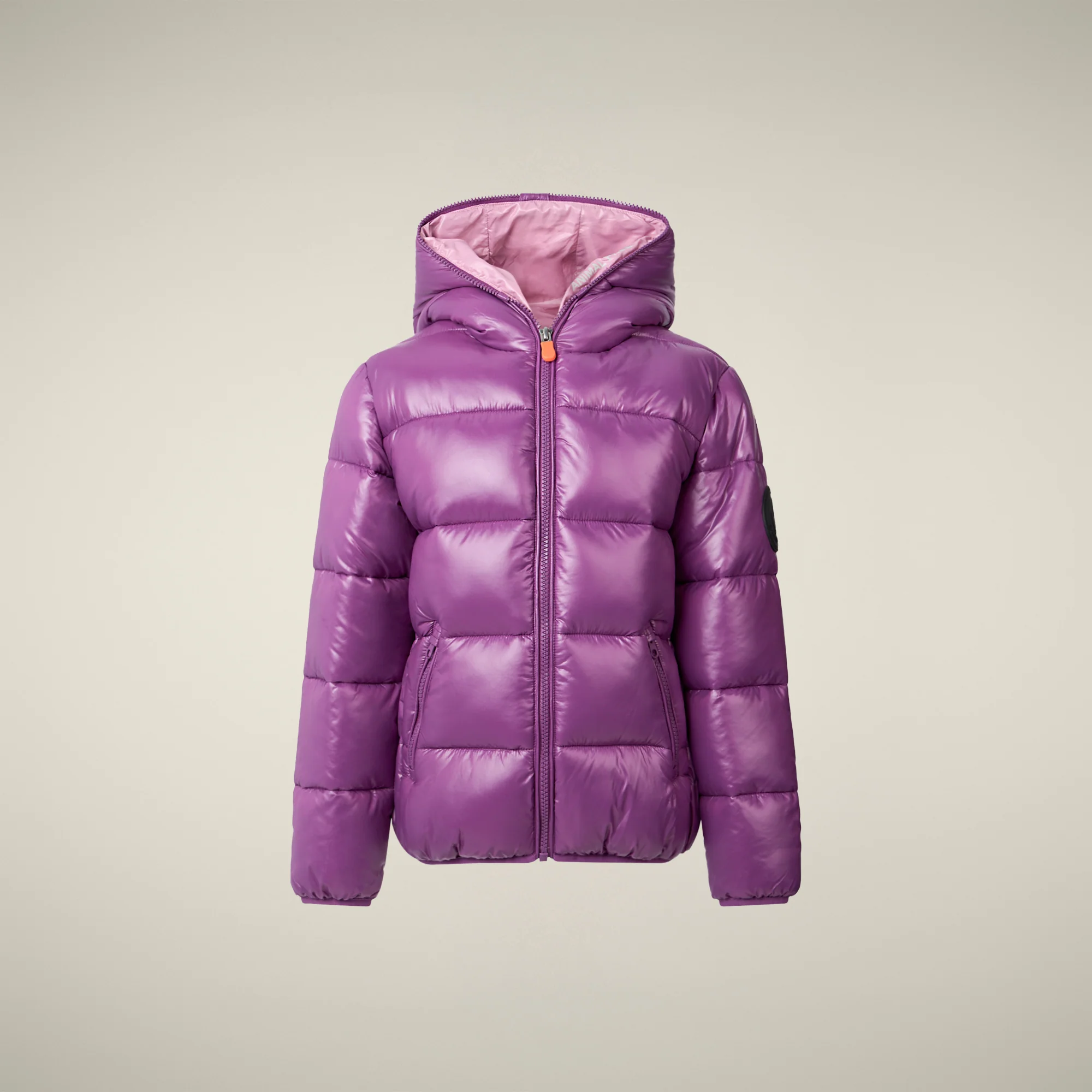 Girls' Puffer Jacket Kate in Cyclamen Violet