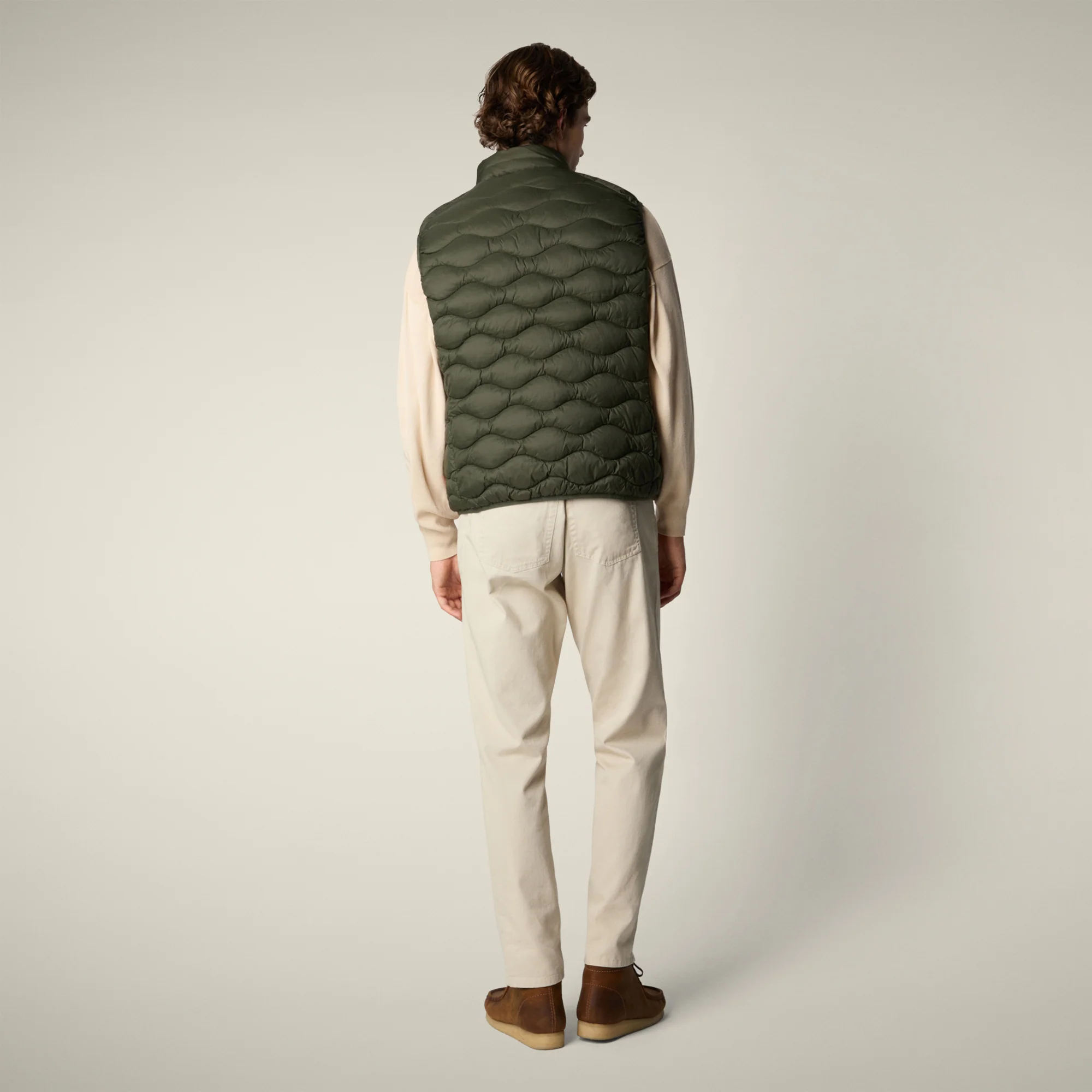 Men's Puffer Vest Tide in land green