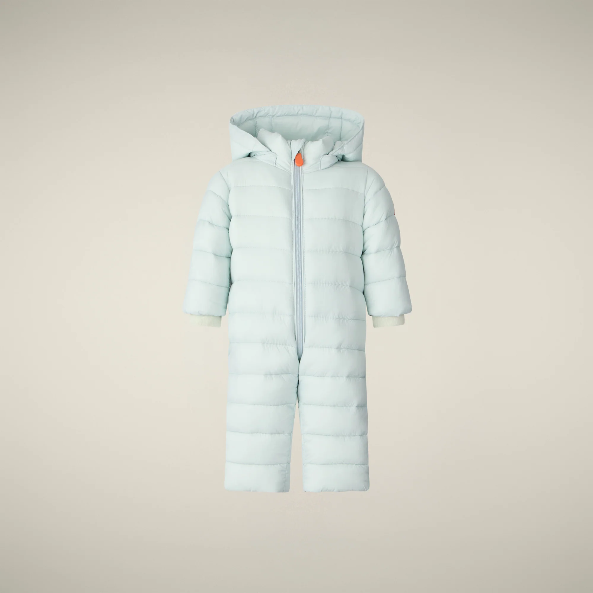 Unisex Baby Quilted overall Storm in glacier blue