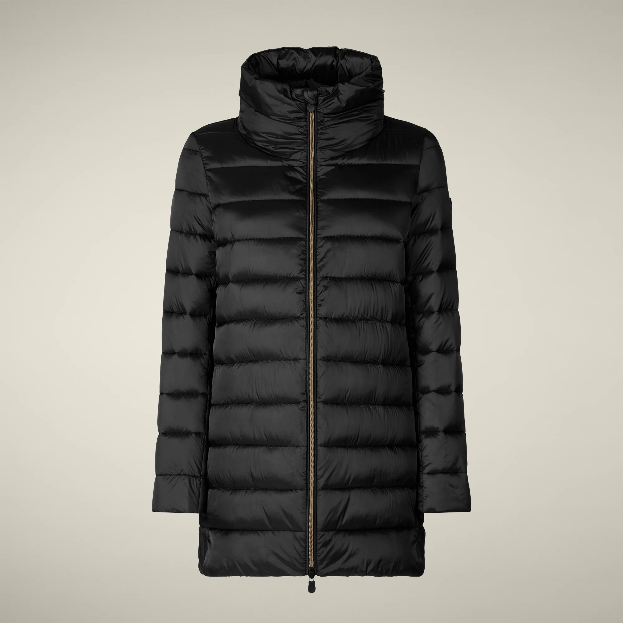 Women's animal free puffer jacket Lydia in black