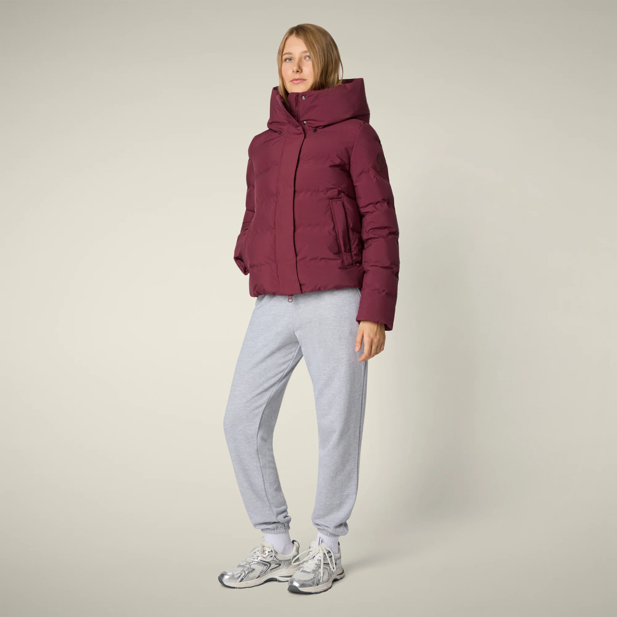 Women's Parka Arena in Wine Red