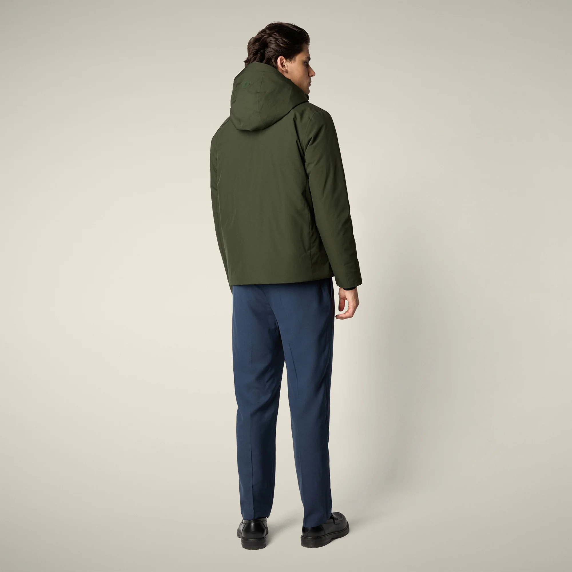 Men's Rain Jacket Flynn in Land Green