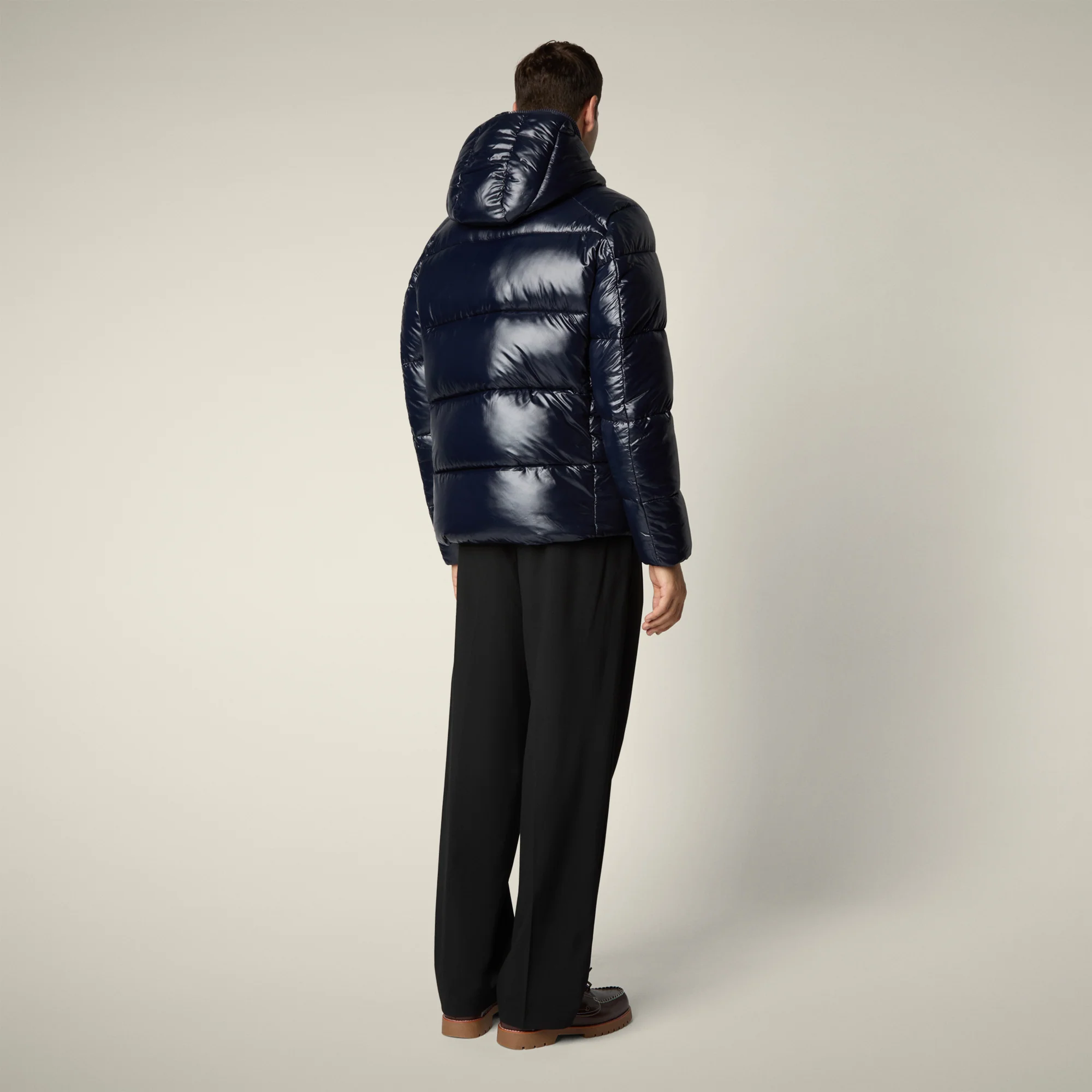 Men's Puffer Jacket Edgard in Blue Black