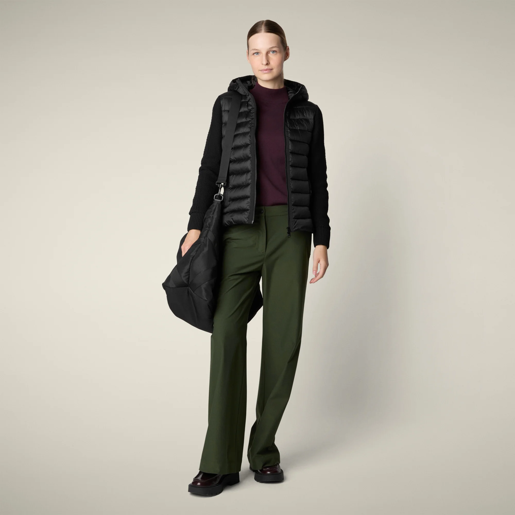 Women's Hooded Jacket Ozma in Black