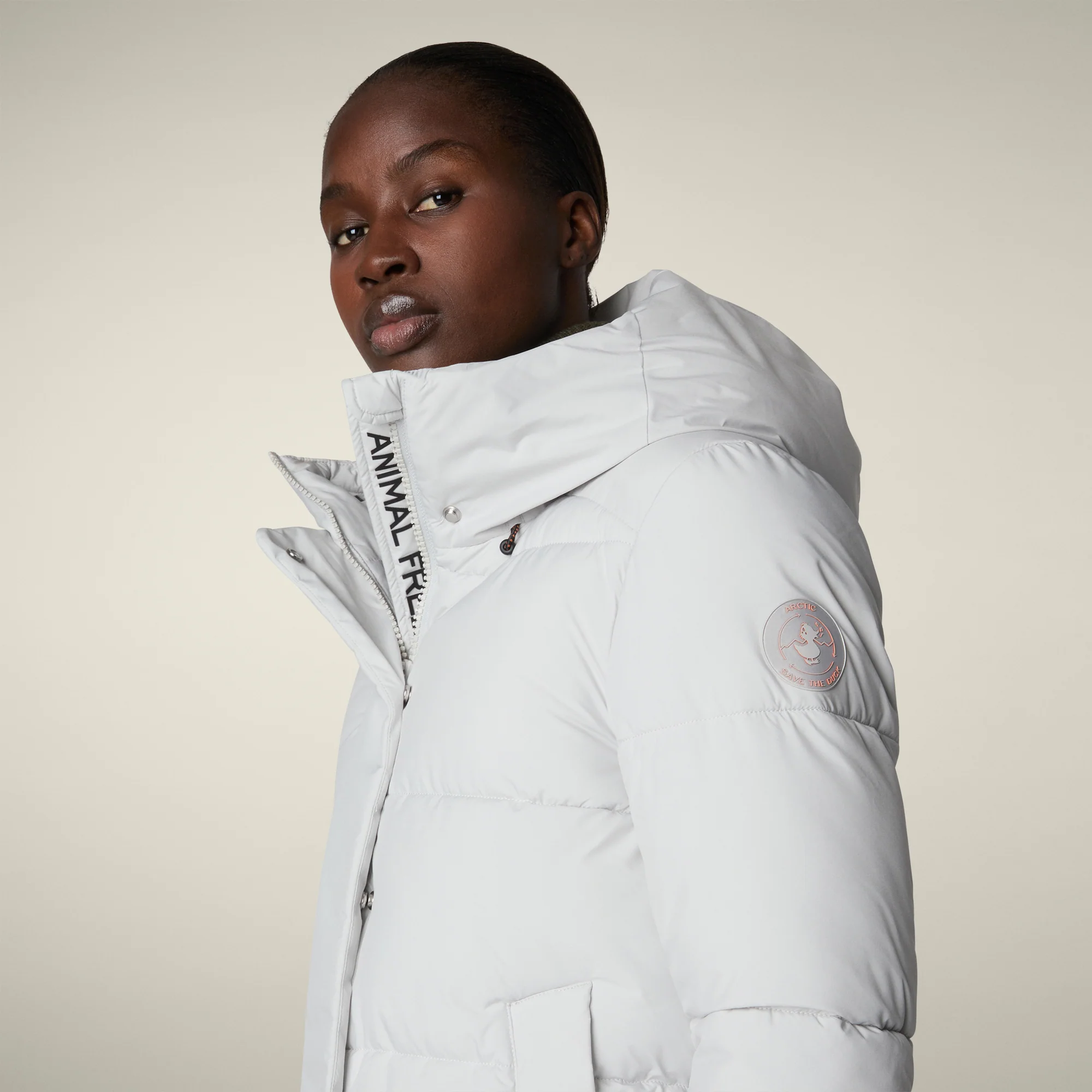 Women's Parka Bethany  in fog grey