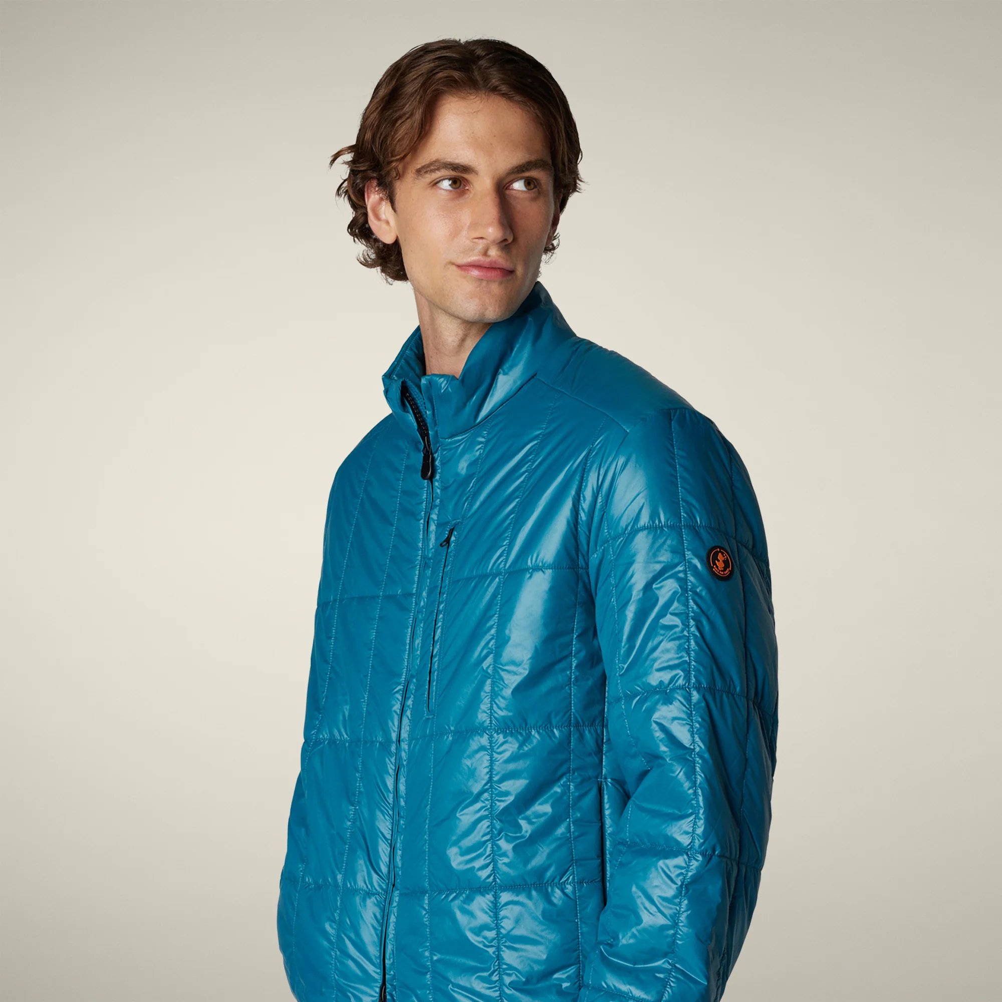 Men's Animal free puffer Jacket Jim in horizon blue