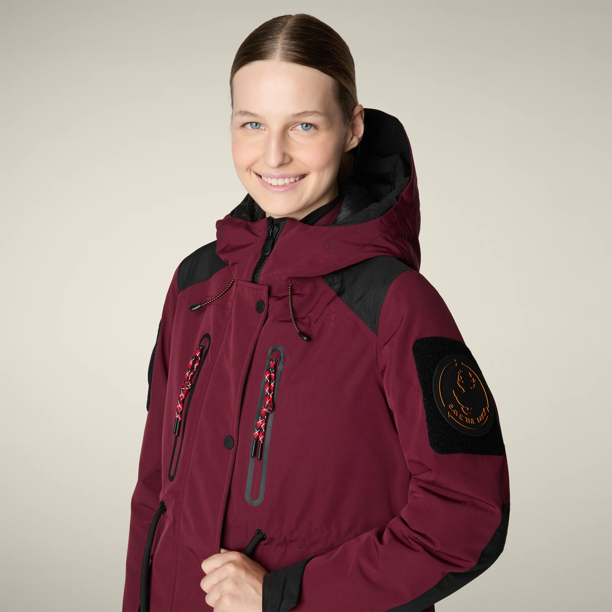 Women's Winter Parka Kamet in Wine Red