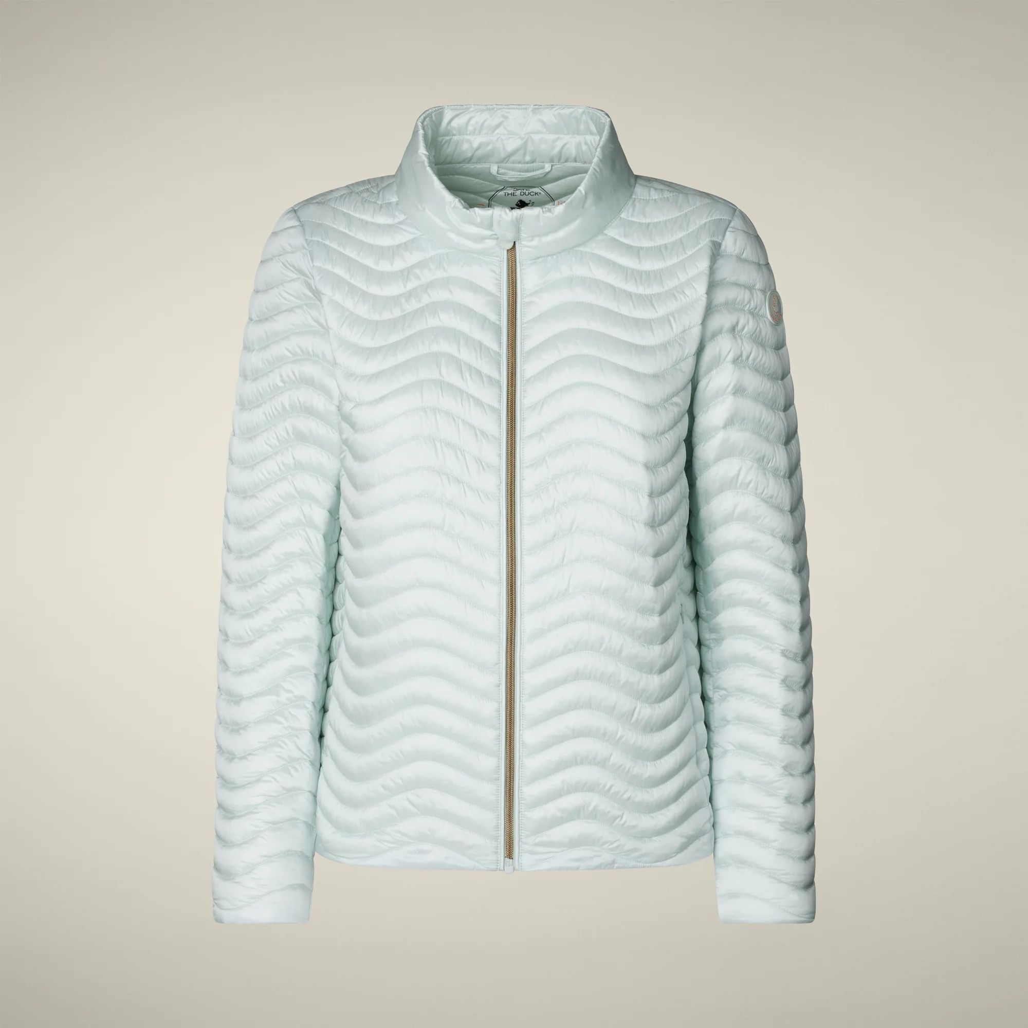 Women's Animal free puffer Jacket Pearl in Glacier Blue