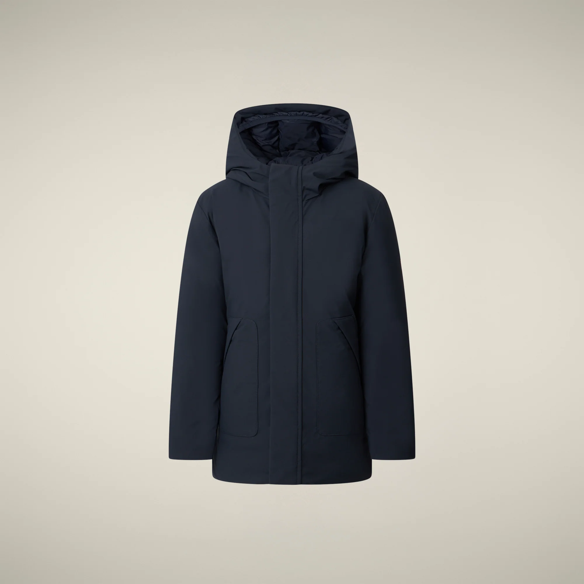 Boys' parka Albi in Blue Black