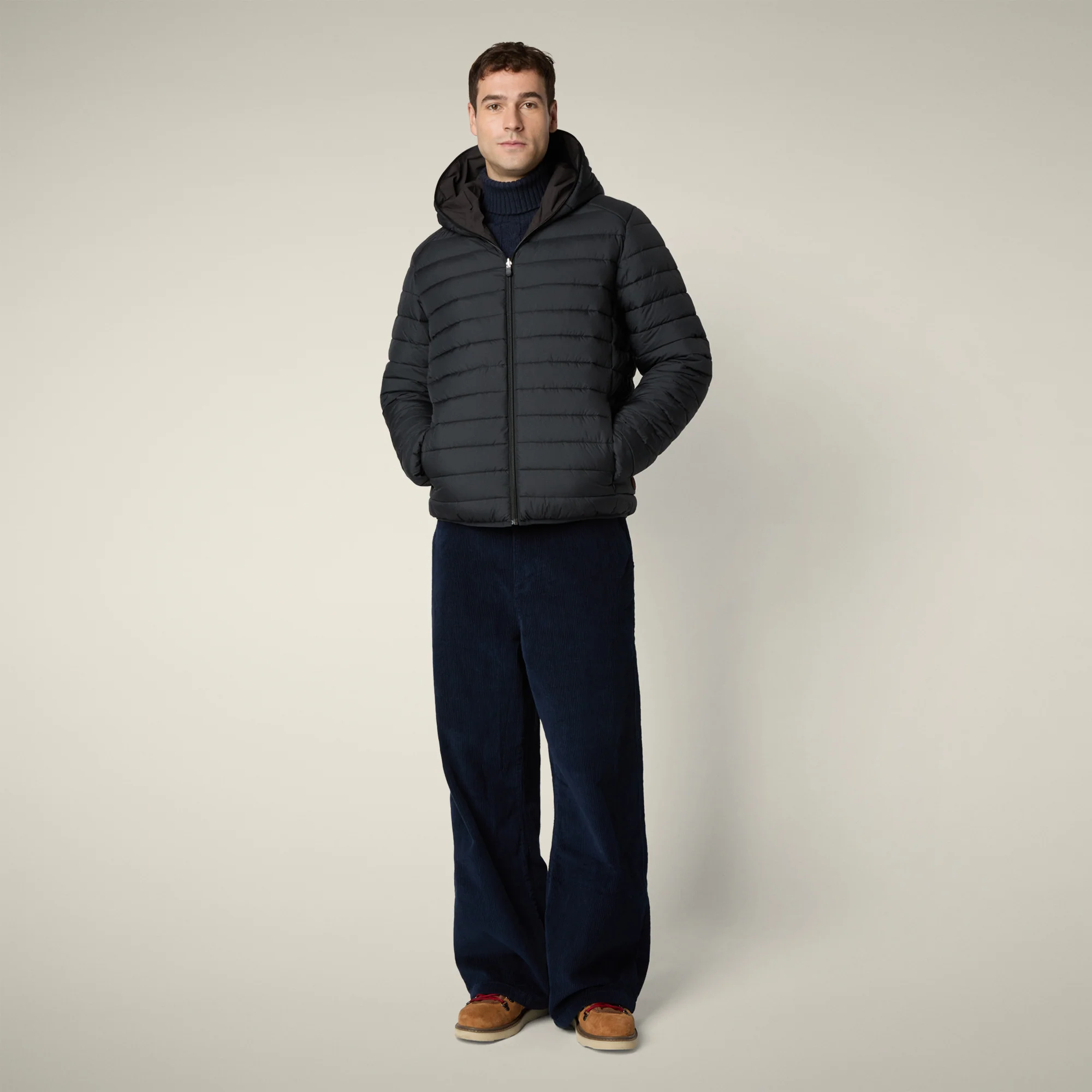 Men's Reversible Jacket Ezra in brown black